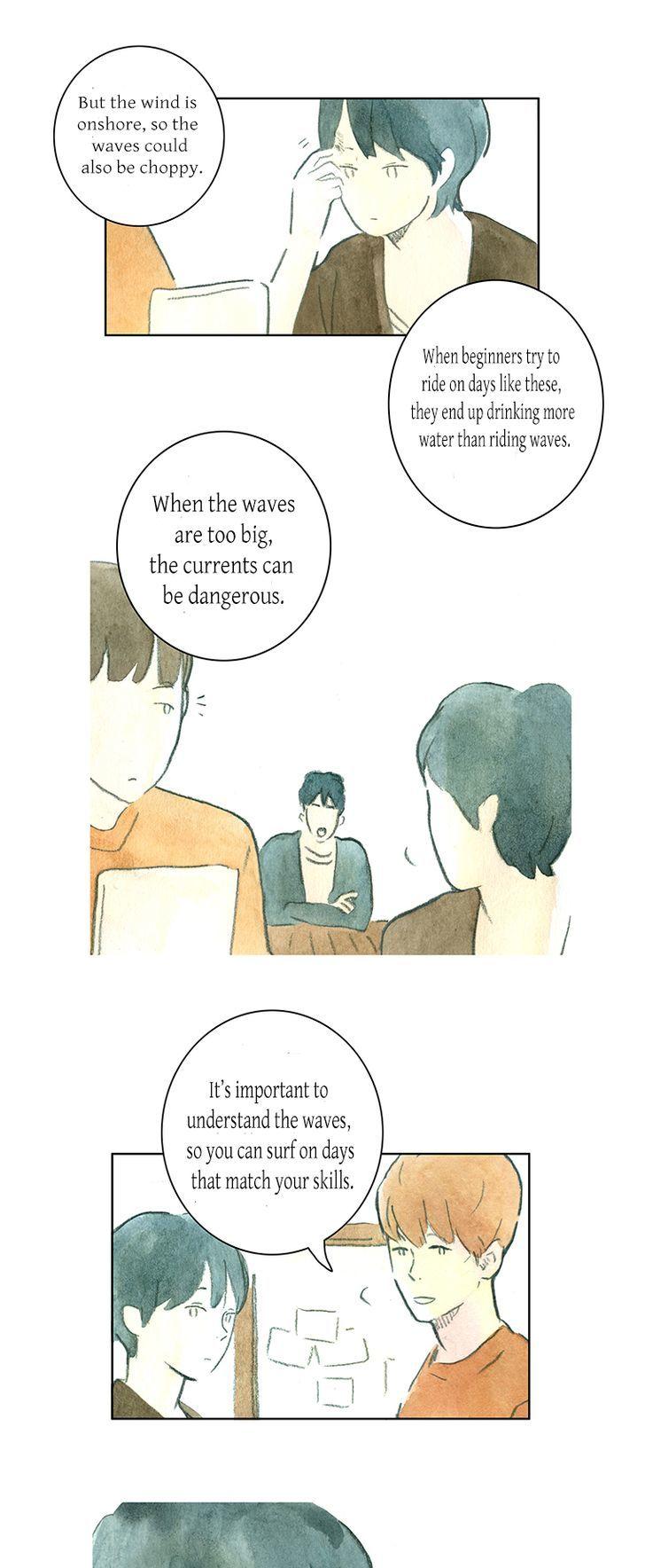 The Girl who Walks the Waves Chapter 7 page 5 - Chapter 7 : Wave chart