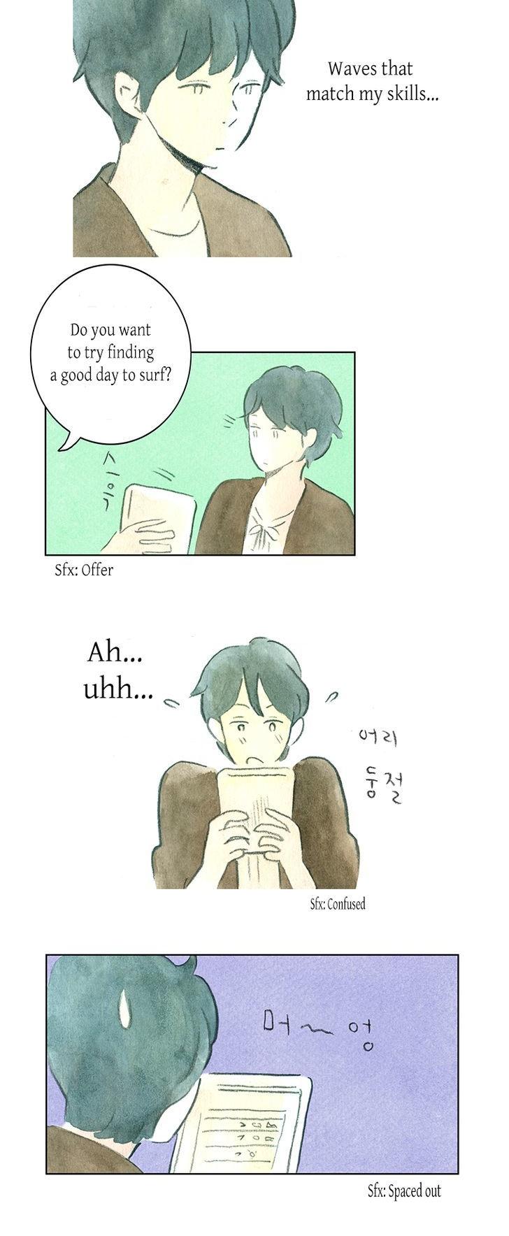 The Girl who Walks the Waves Chapter 7 page 6 - Chapter 7 : Wave chart