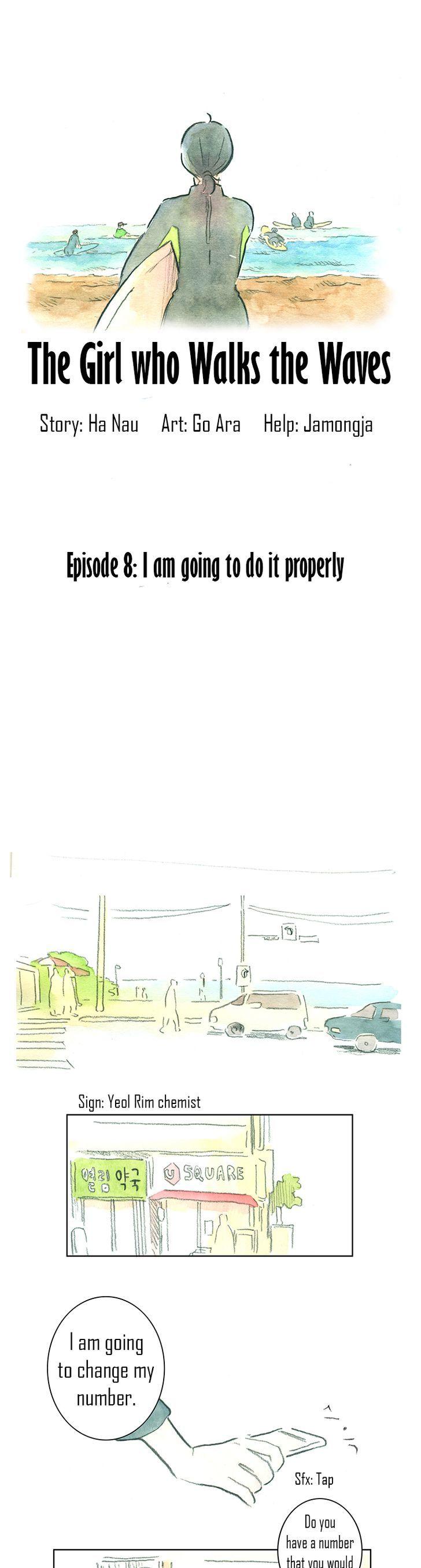 The Girl who Walks the Waves Chapter 8 page 1 - Chapter 8 : I am going to do it properly