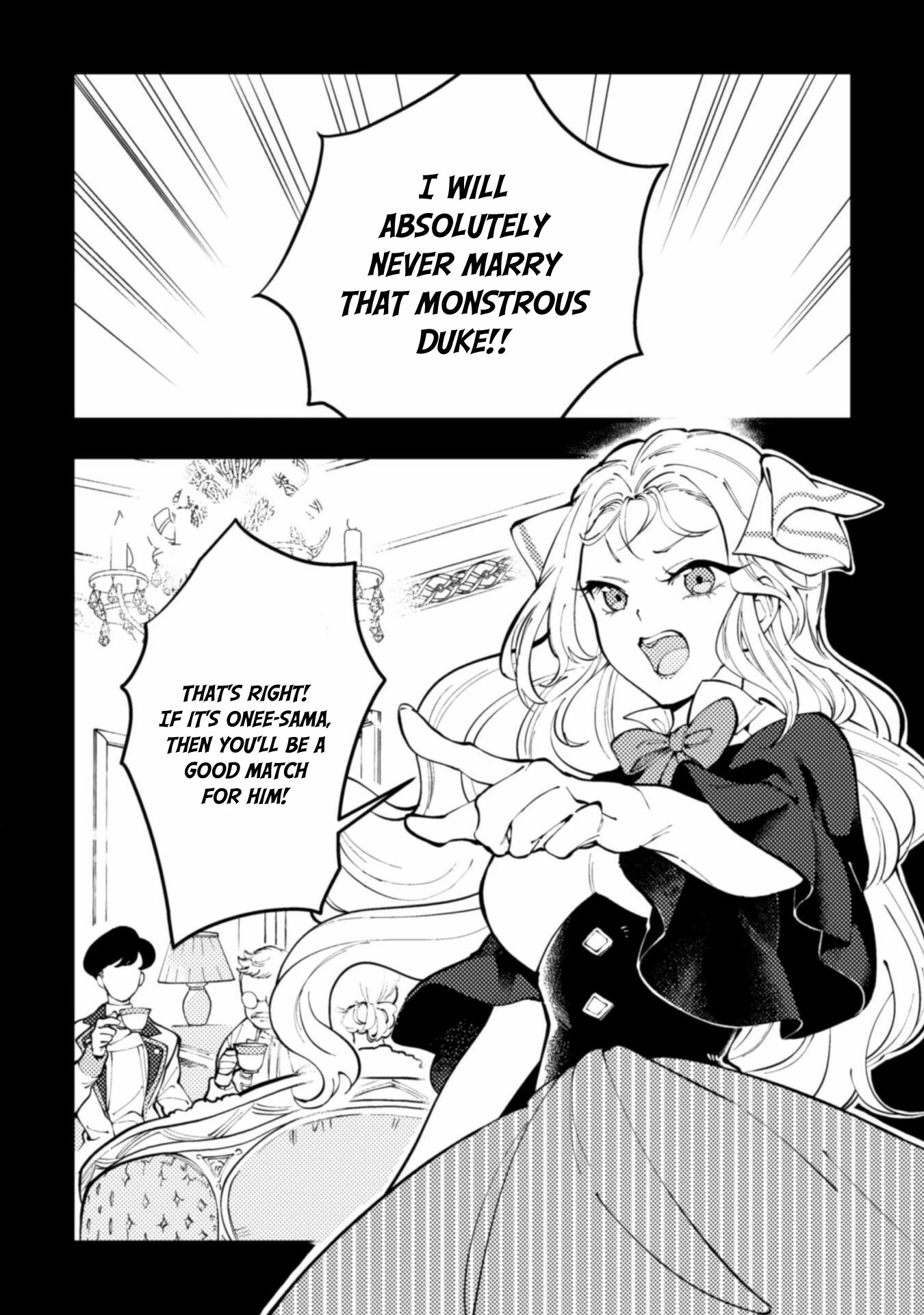 The Girl Who Was Forced by Her Stepsister to Marry the Cursed Duke Chapter 1 page 6 - Chapter 1