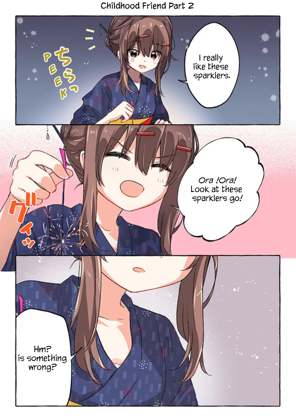 The Girl Who's Going to Self-Destruct Chapter 4 page 1 - Chapter 4: Childhood Friend Part 2
