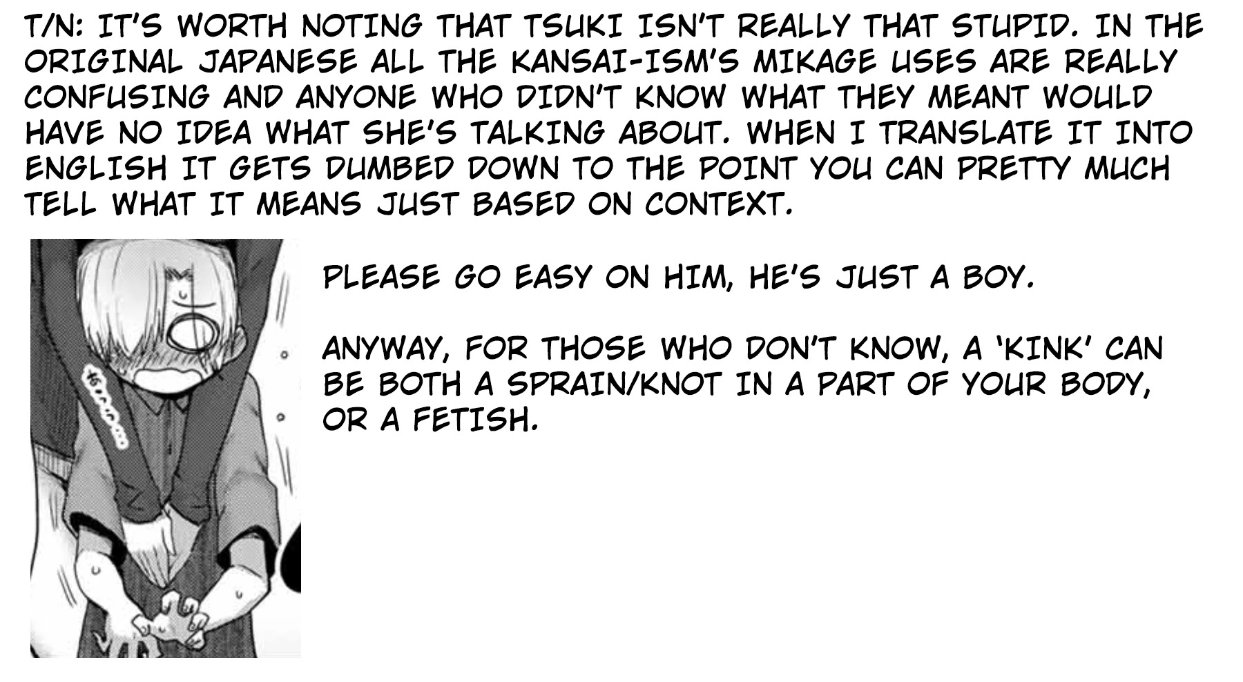 The Girl with a Kansai Accent and the Pure Boy Chapter 17.5 page 5 - Chapter 17.5: Feelin' Kinky