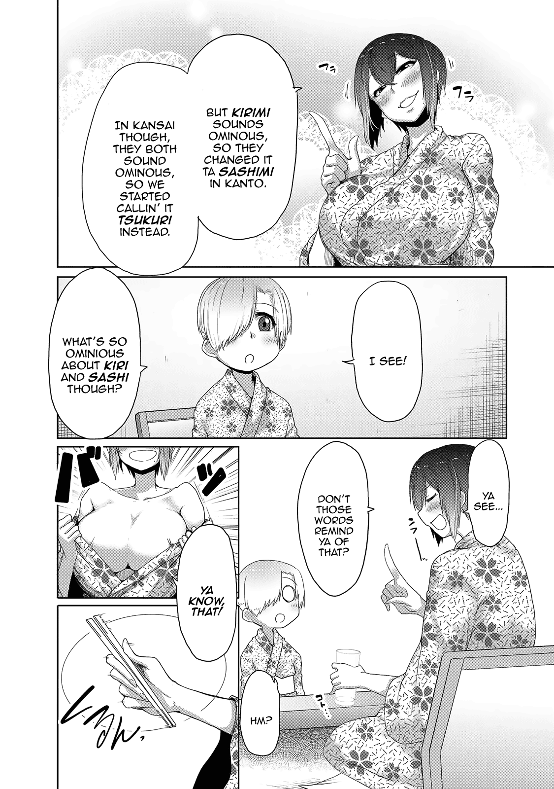 The Girl with a Kansai Accent and the Pure Boy Chapter 19 page 9 - Chapter 19: Sashi, Kiri, Tsukuri