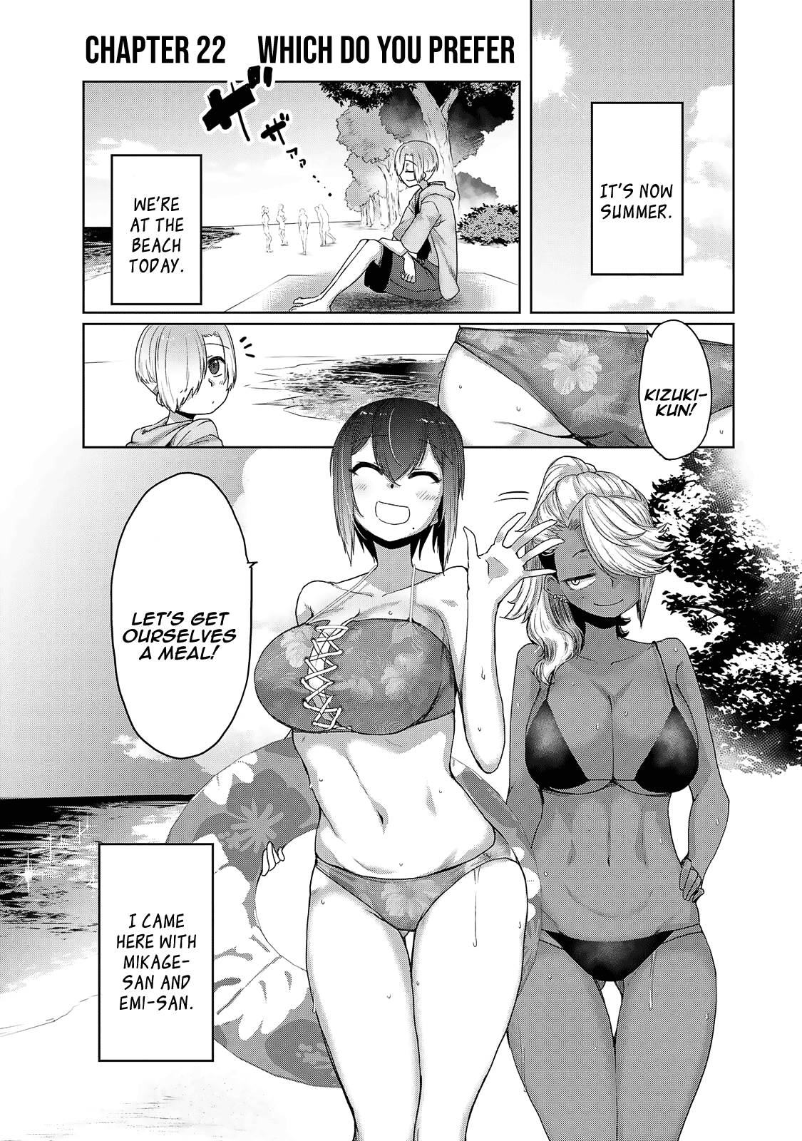 The Girl with a Kansai Accent and the Pure Boy Chapter 22 page 1 - Chapter 22: Which Do You Prefer