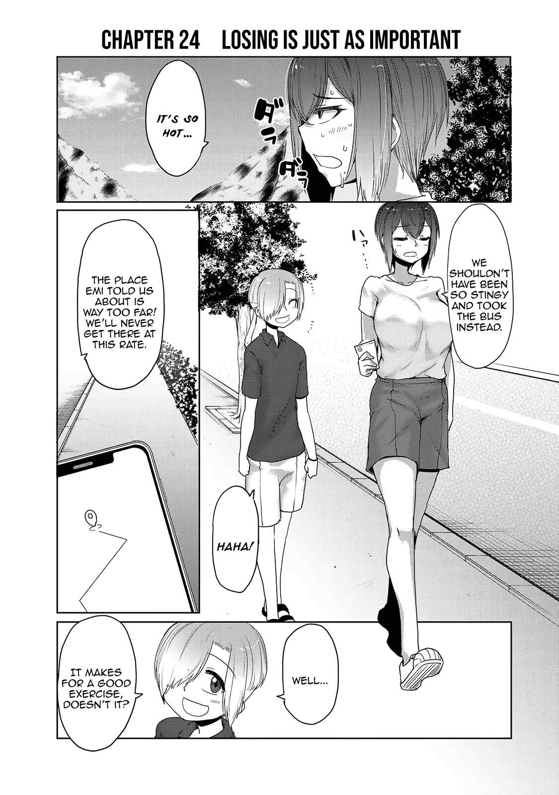 The Girl with a Kansai Accent and the Pure Boy Chapter 24 page 1 - Chapter 24: Losing Is Just as Important