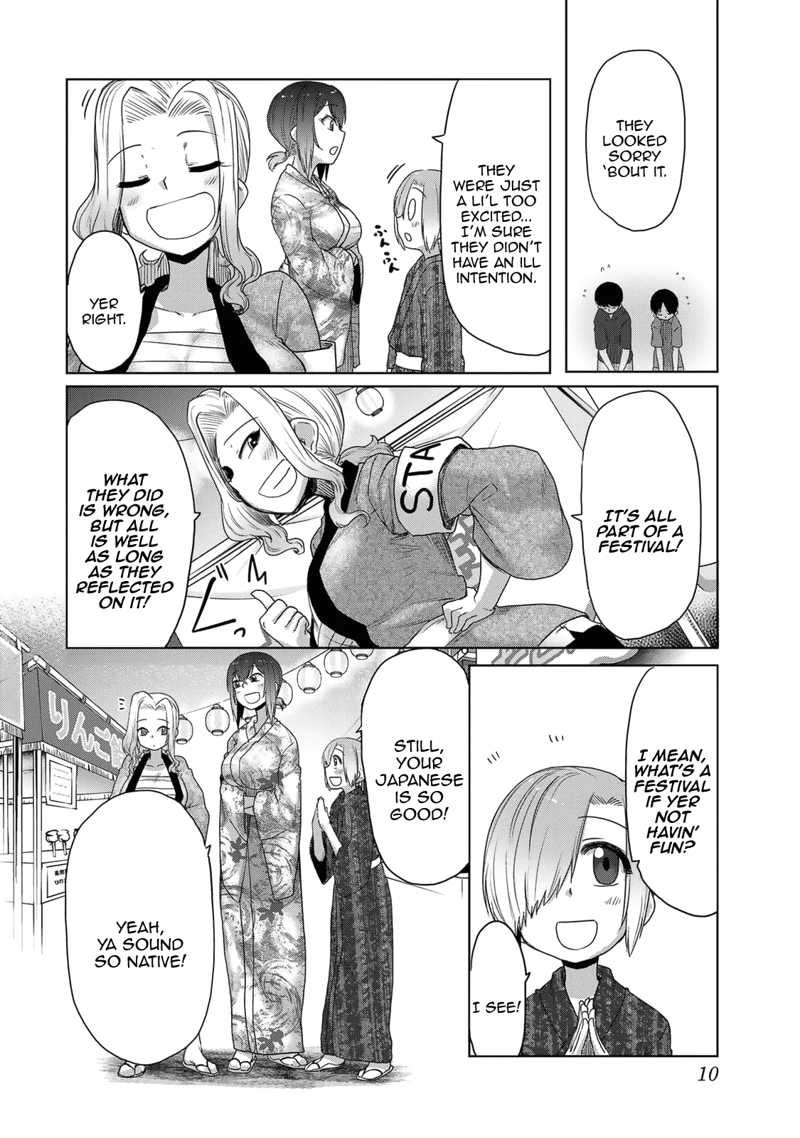 The Girl with a Kansai Accent and the Pure Boy Chapter 25 page 11 - Chapter 25: Festive Mood