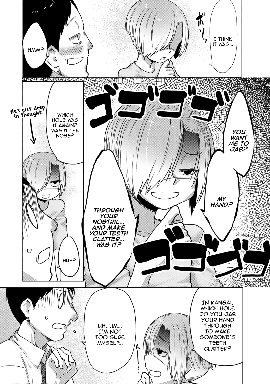 The Girl with a Kansai Accent and the Pure Boy Chapter 30 page 8 - Chapter 30: Kizuki-kun's Evil Side