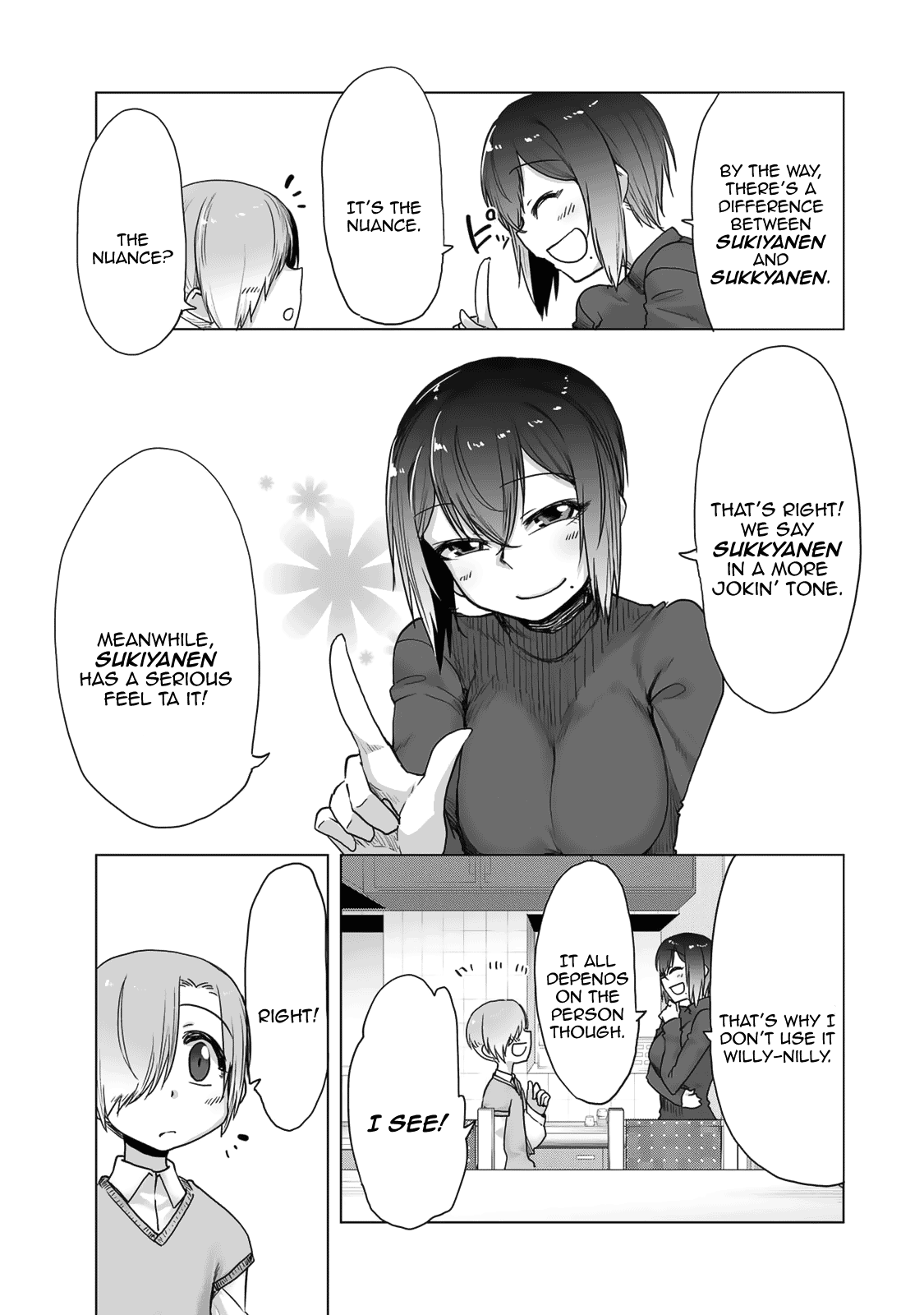 The Girl with a Kansai Accent and the Pure Boy Chapter 33 page 5 - Chapter 33: Sukkyanen