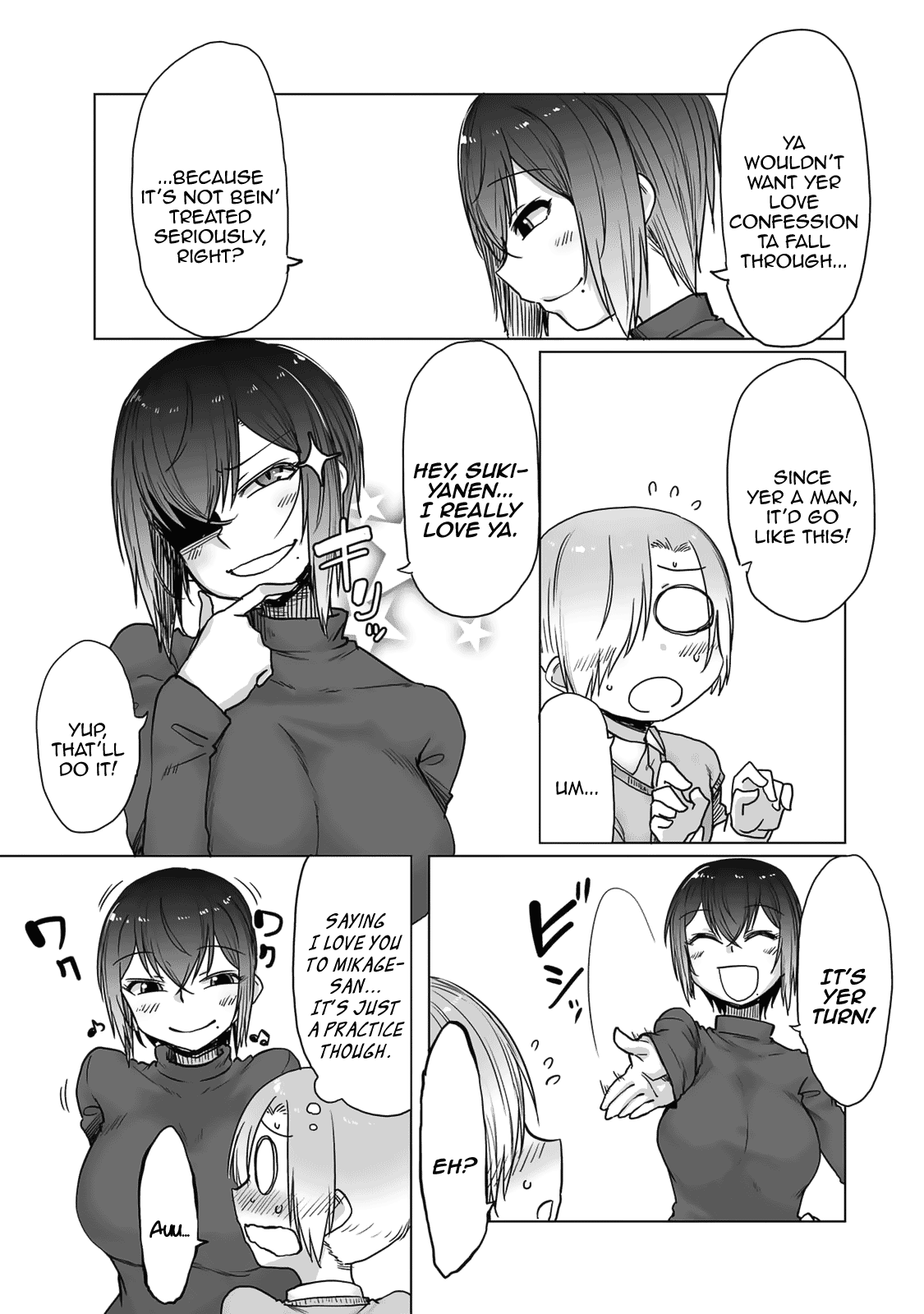 The Girl with a Kansai Accent and the Pure Boy Chapter 33 page 7 - Chapter 33: Sukkyanen