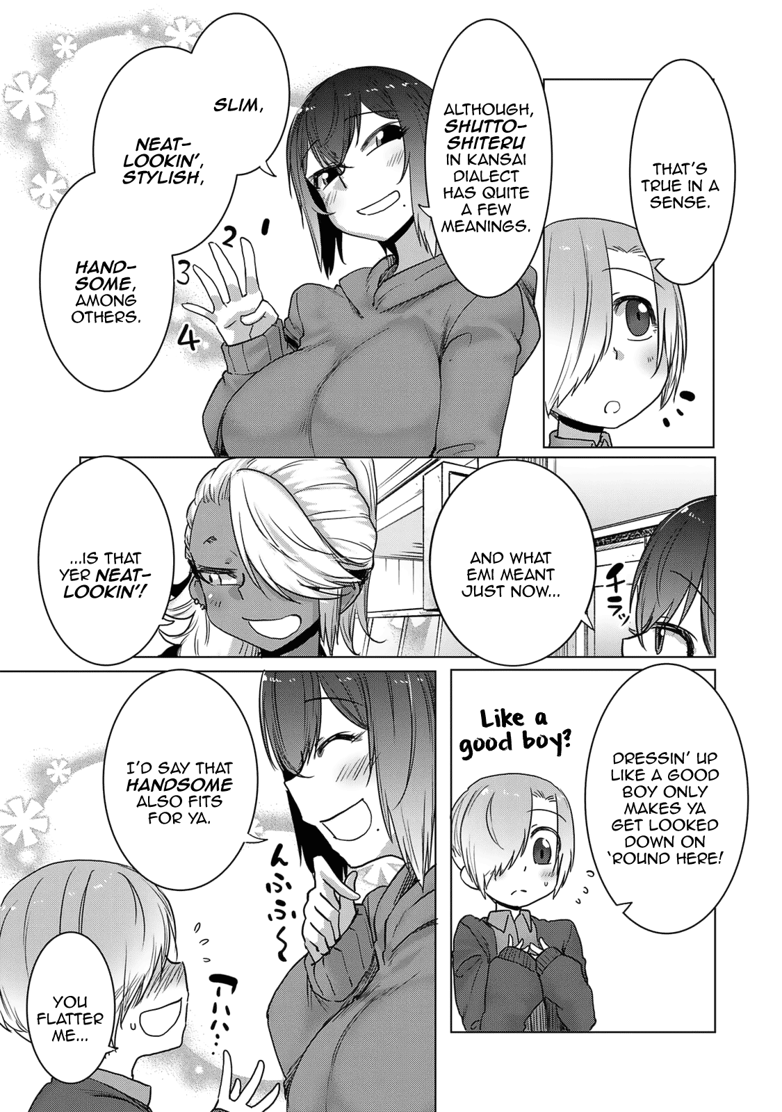 The Girl with a Kansai Accent and the Pure Boy Chapter 34 page 5 - Chapter 34: Shuttoshiteru