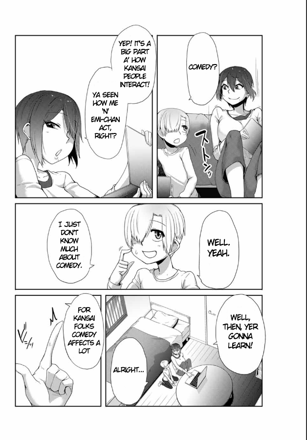 The Girl with a Kansai Accent and the Pure Boy Chapter 6 page 3 - Chapter 6: Straight Man Routine