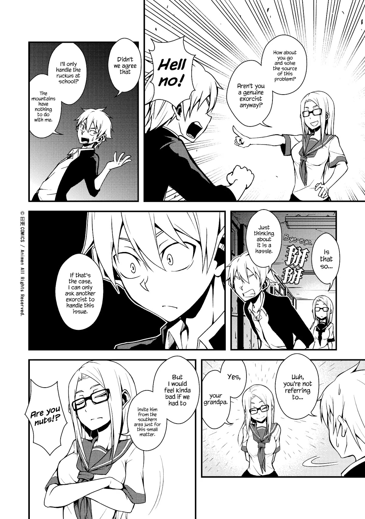 The Girl With Horns Chapter 1 page 10 - Chapter 1: The Demon Girl Has Arrived!