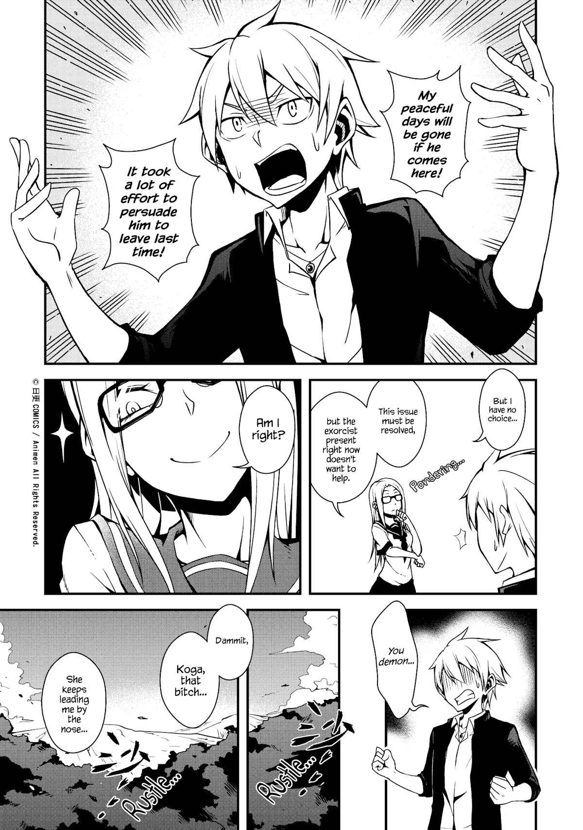 The Girl With Horns Chapter 1 page 11 - Chapter 1: The Demon Girl Has Arrived!