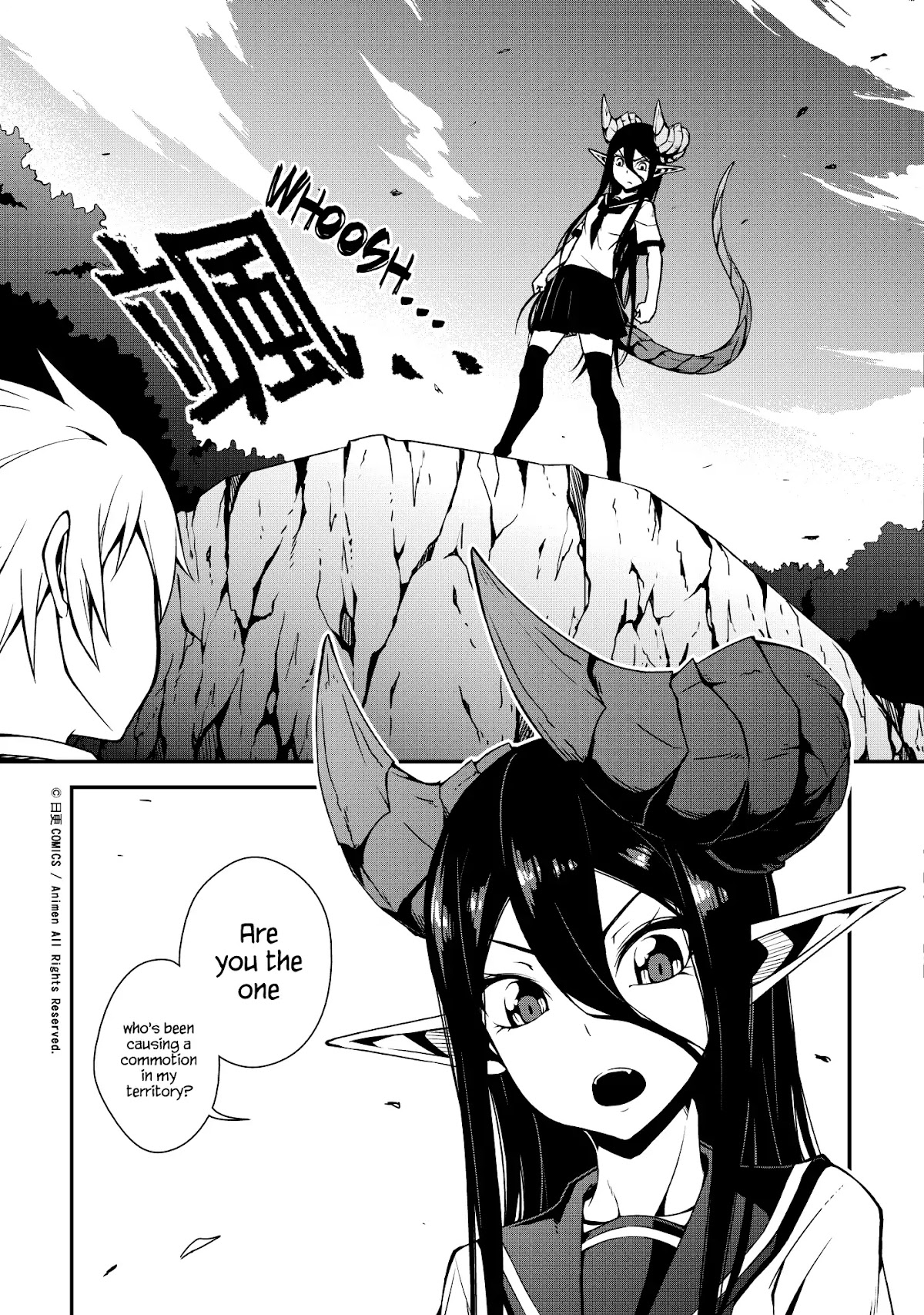 The Girl With Horns Chapter 1 page 13 - Chapter 1: The Demon Girl Has Arrived!