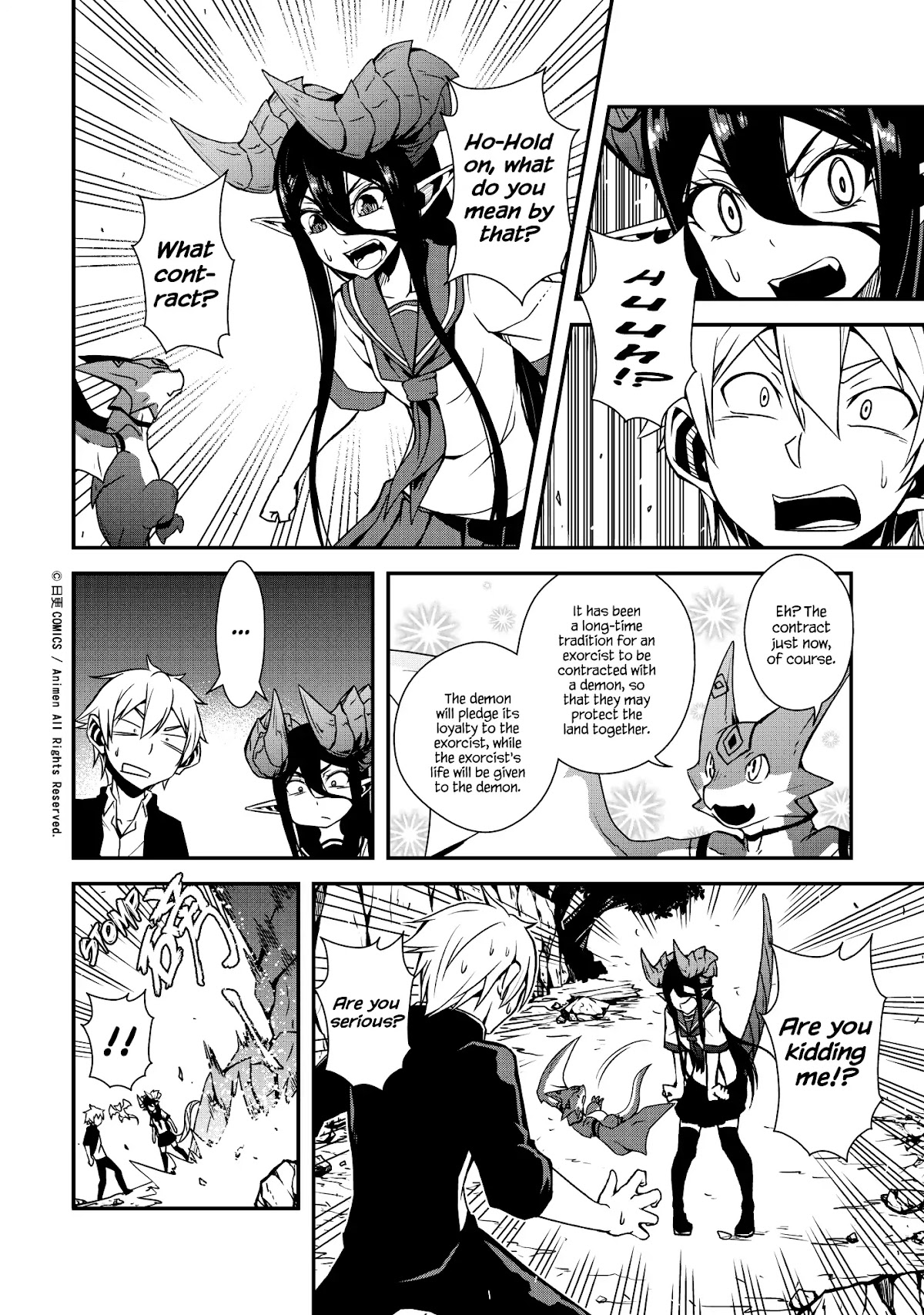 The Girl With Horns Chapter 1 page 28 - Chapter 1: The Demon Girl Has Arrived!