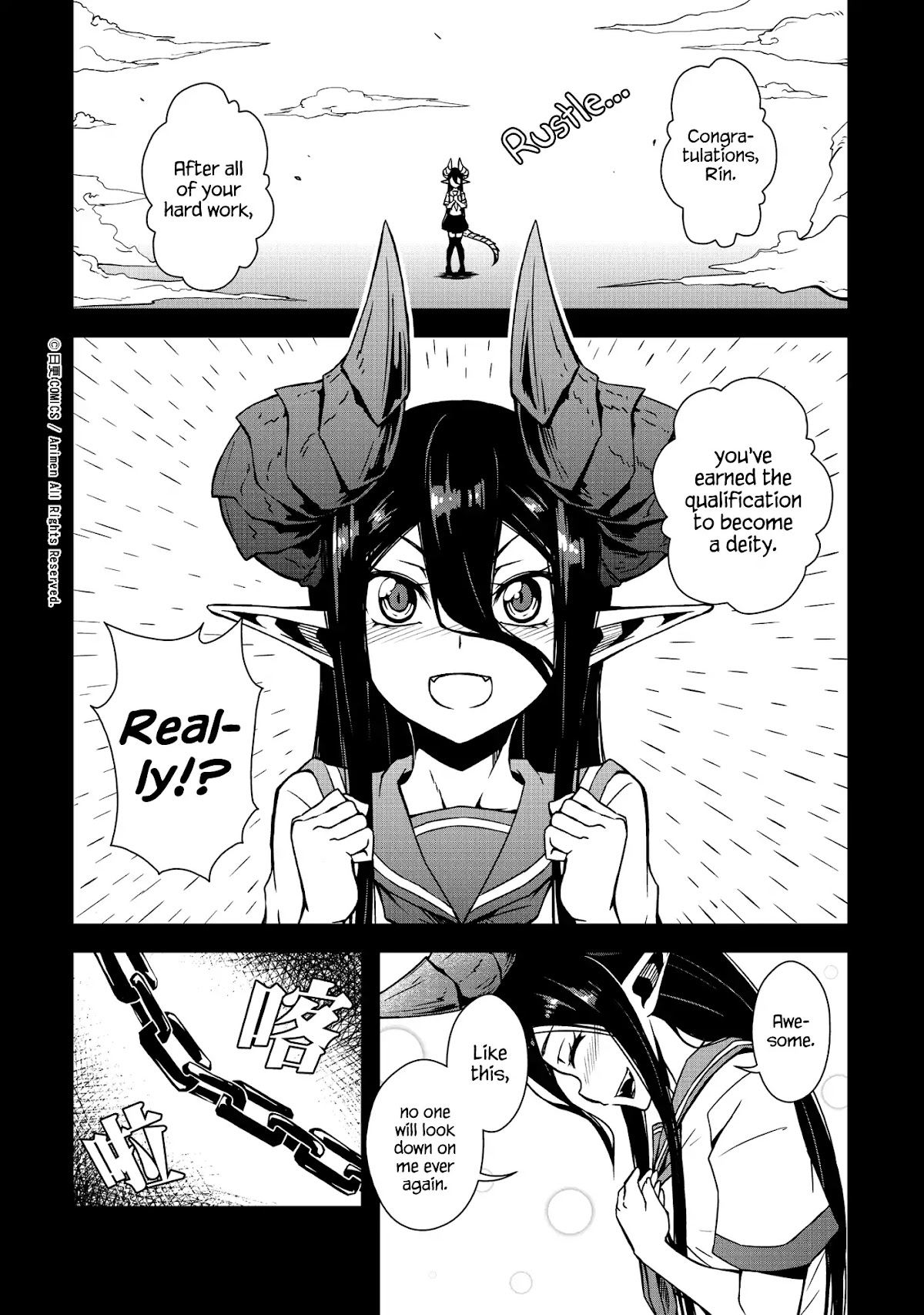 The Girl With Horns Chapter 2 page 1 - Chapter 2: Cat And Mouse