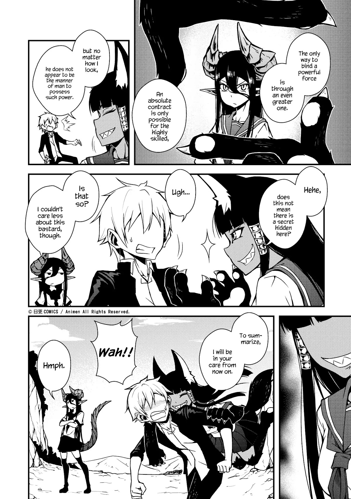 The Girl With Horns Chapter 3 page 10 - Chapter 3: The Black Smile