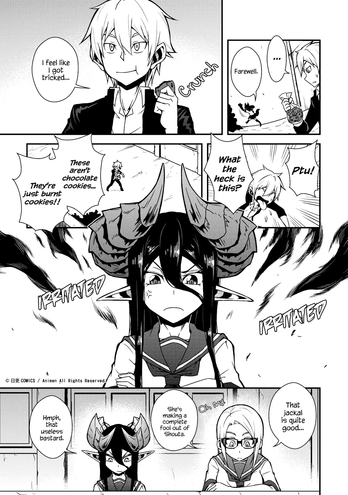The Girl With Horns Chapter 3 page 15 - Chapter 3: The Black Smile