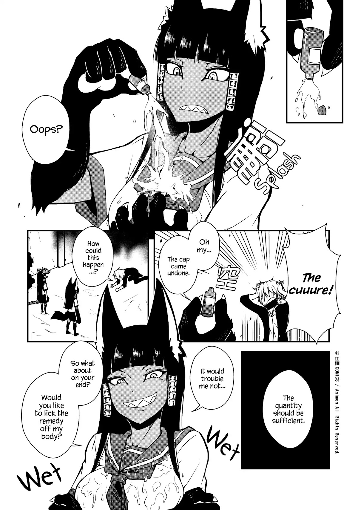 The Girl With Horns Chapter 3 page 21 - Chapter 3: The Black Smile