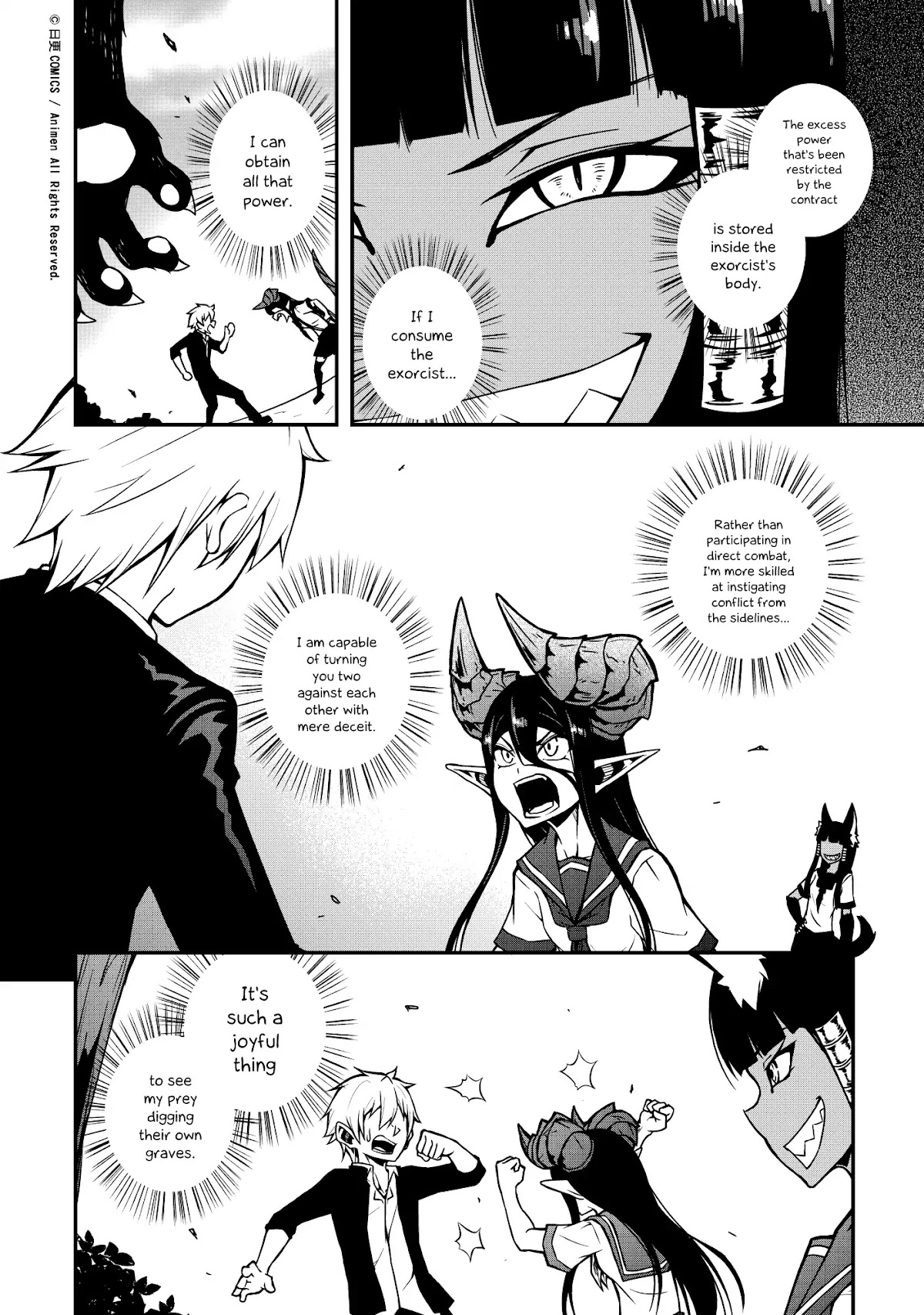 The Girl With Horns Chapter 3 page 24 - Chapter 3: The Black Smile