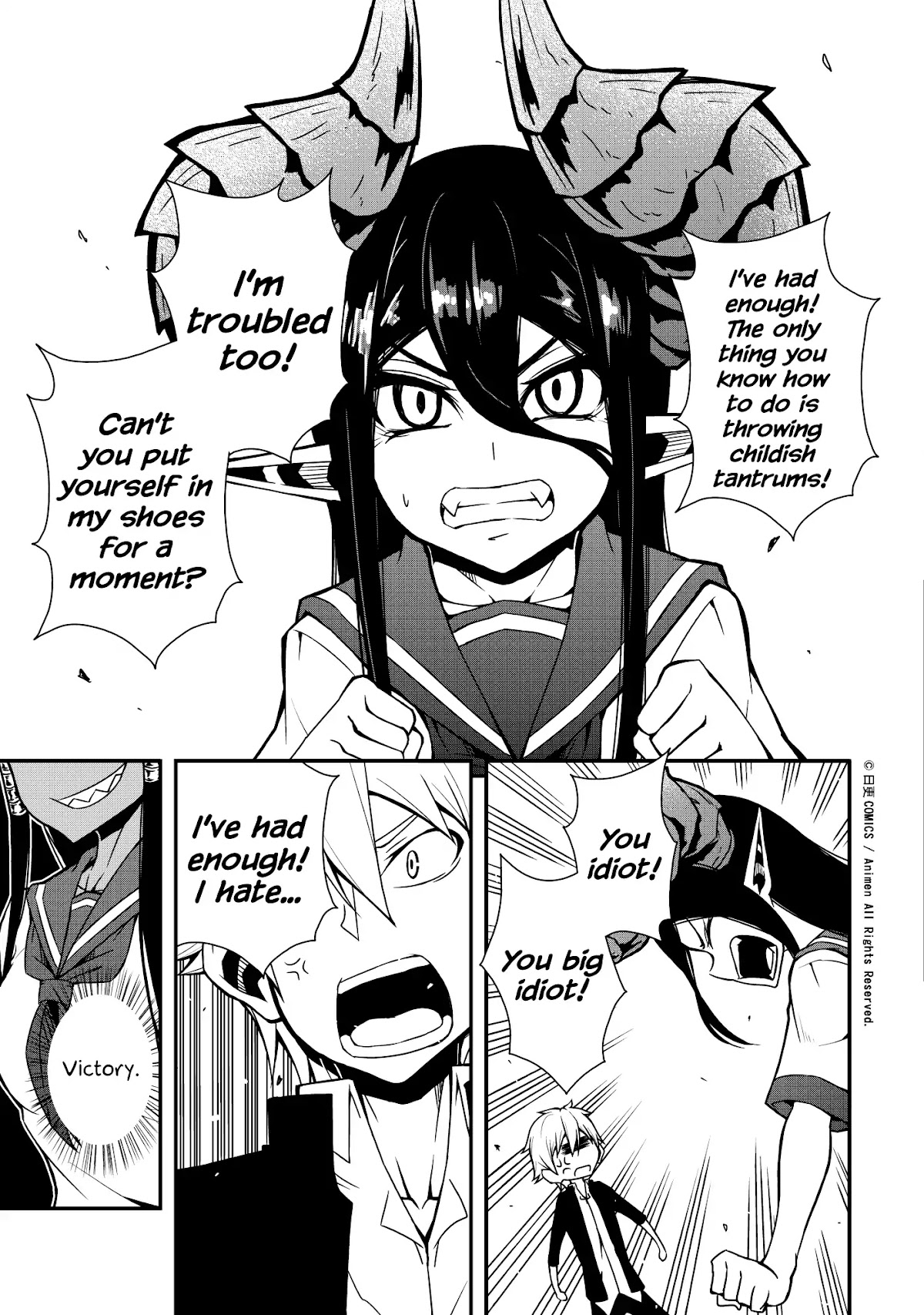 The Girl With Horns Chapter 3 page 25 - Chapter 3: The Black Smile