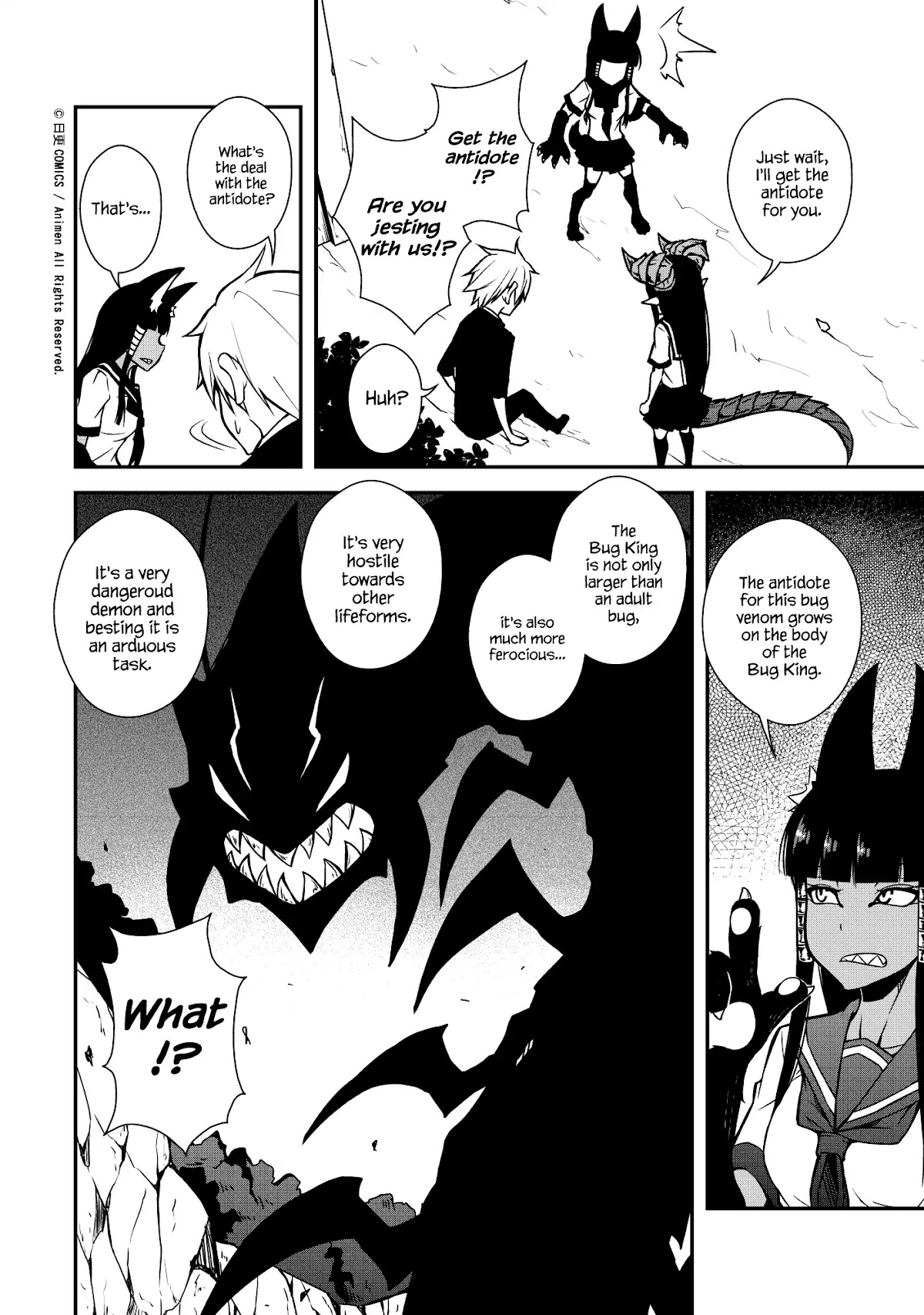 The Girl With Horns Chapter 3 page 28 - Chapter 3: The Black Smile