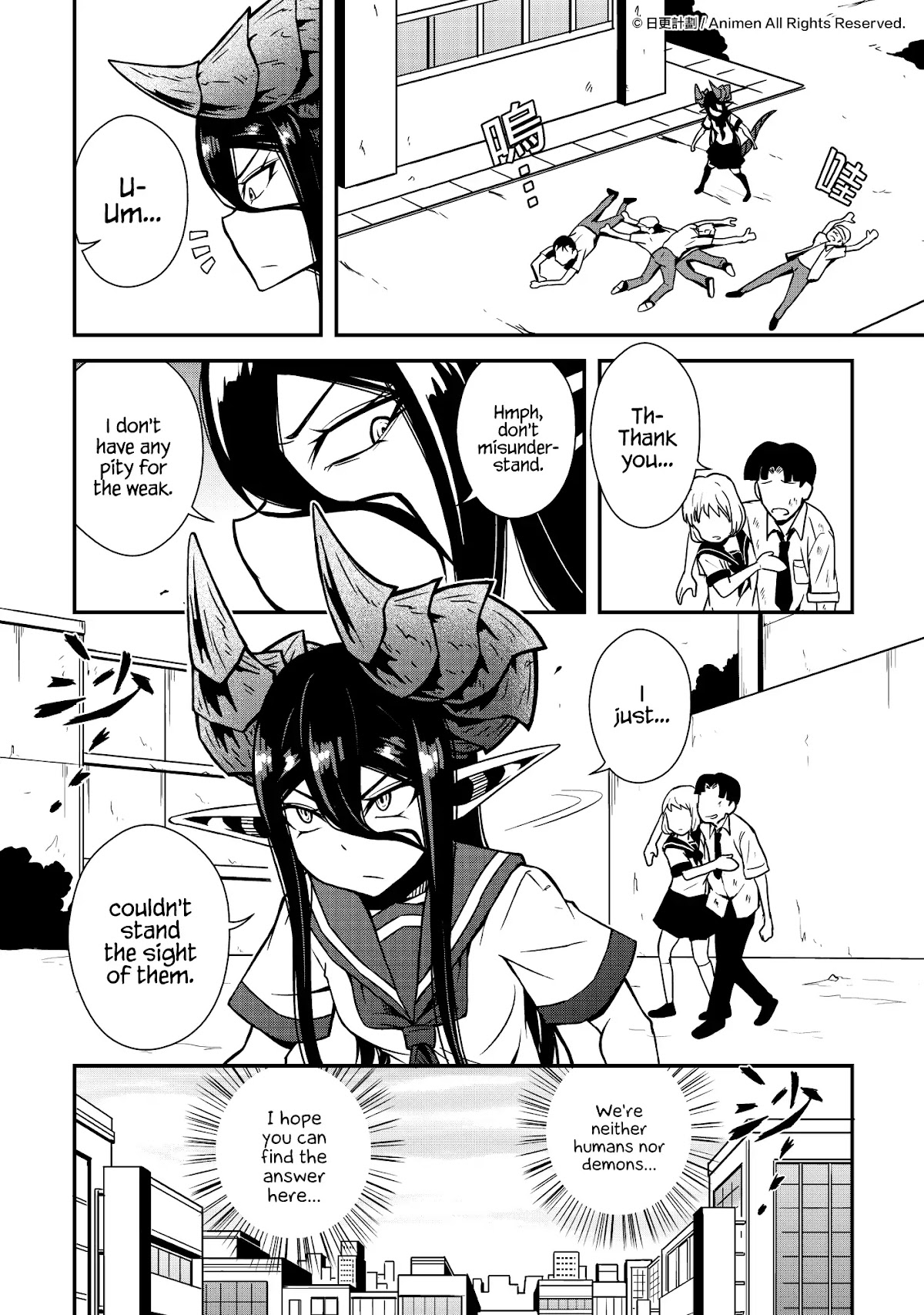 The Girl With Horns Chapter 6.5 page 4 - Chapter 6.5: Side Stories