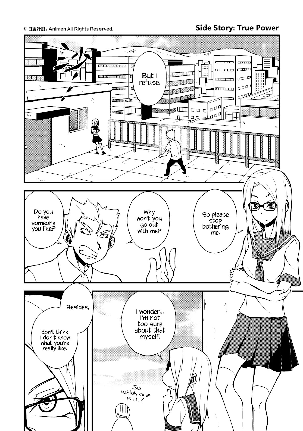 The Girl With Horns Chapter 6.5 page 8 - Chapter 6.5: Side Stories