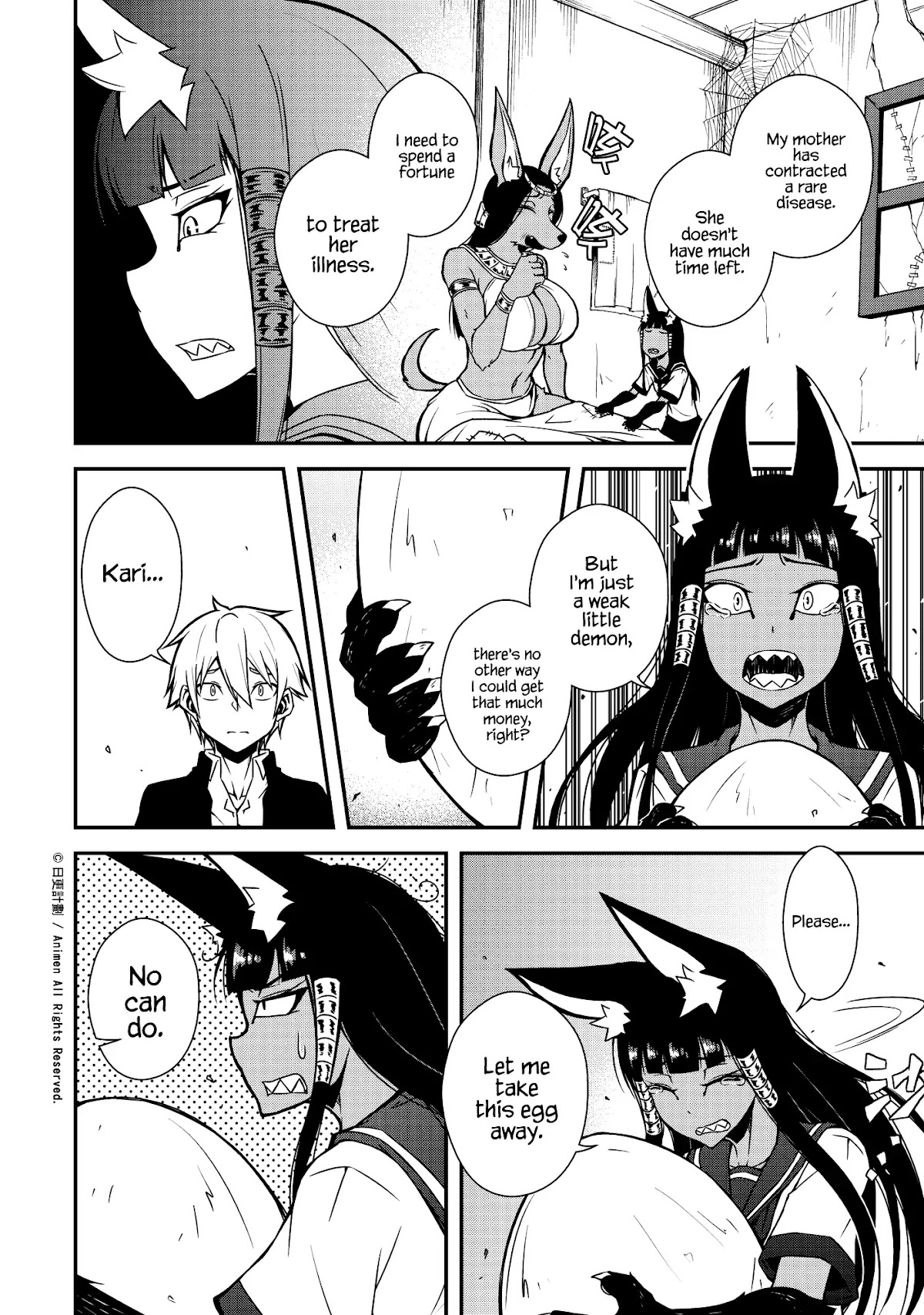 The Girl With Horns Chapter 6 page 2 - Chapter 6: The Third-Rate Idiot