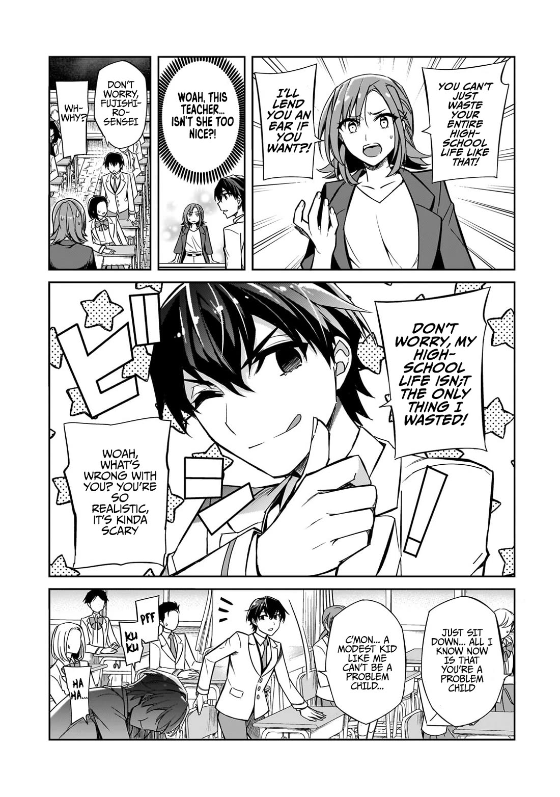 The Girls Who Traumatized Me Keep Glancing at Me, but Alas, It’s Too Late Chapter 1 page 10 - Chapter 1: I'm Quitting School!