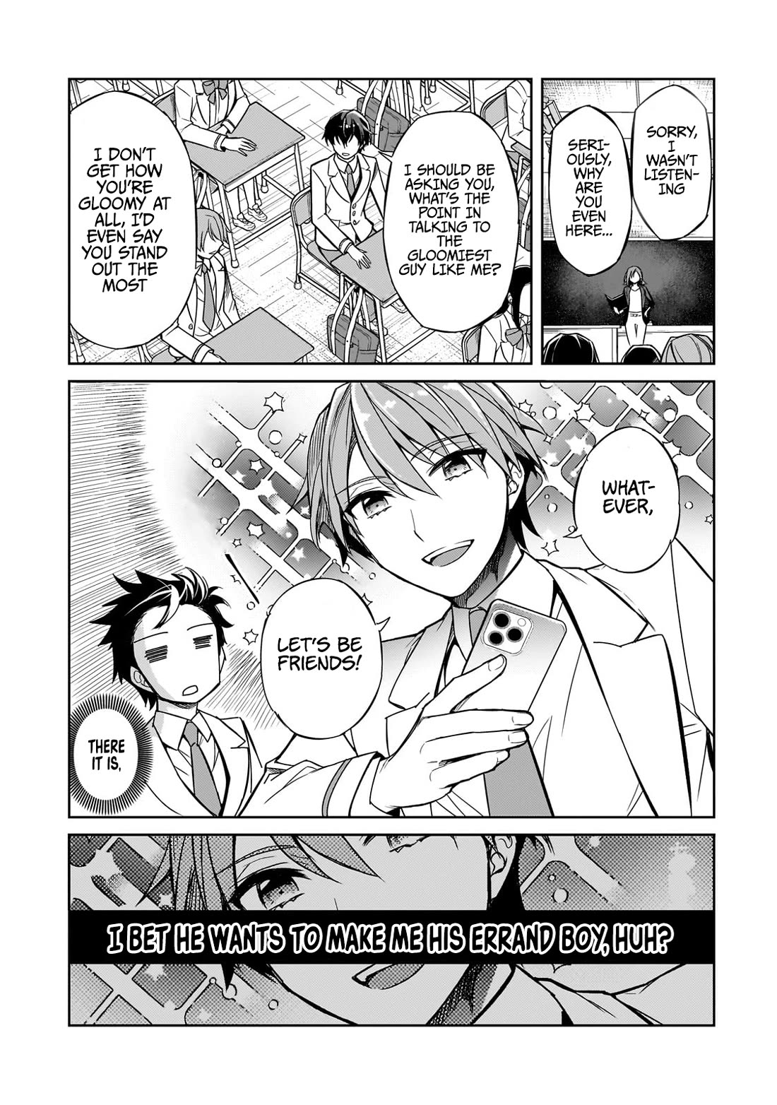 The Girls Who Traumatized Me Keep Glancing at Me, but Alas, It’s Too Late Chapter 1 page 12 - Chapter 1: I'm Quitting School!