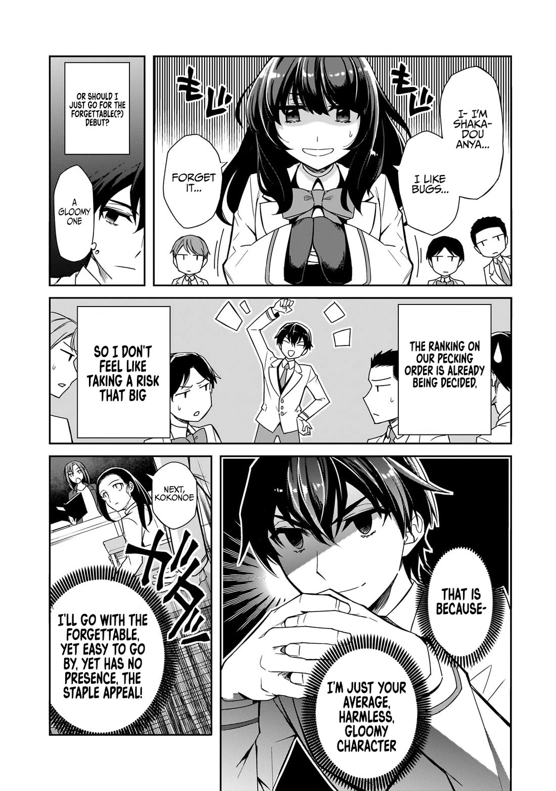 The Girls Who Traumatized Me Keep Glancing at Me, but Alas, It’s Too Late Chapter 1 page 6 - Chapter 1: I'm Quitting School!