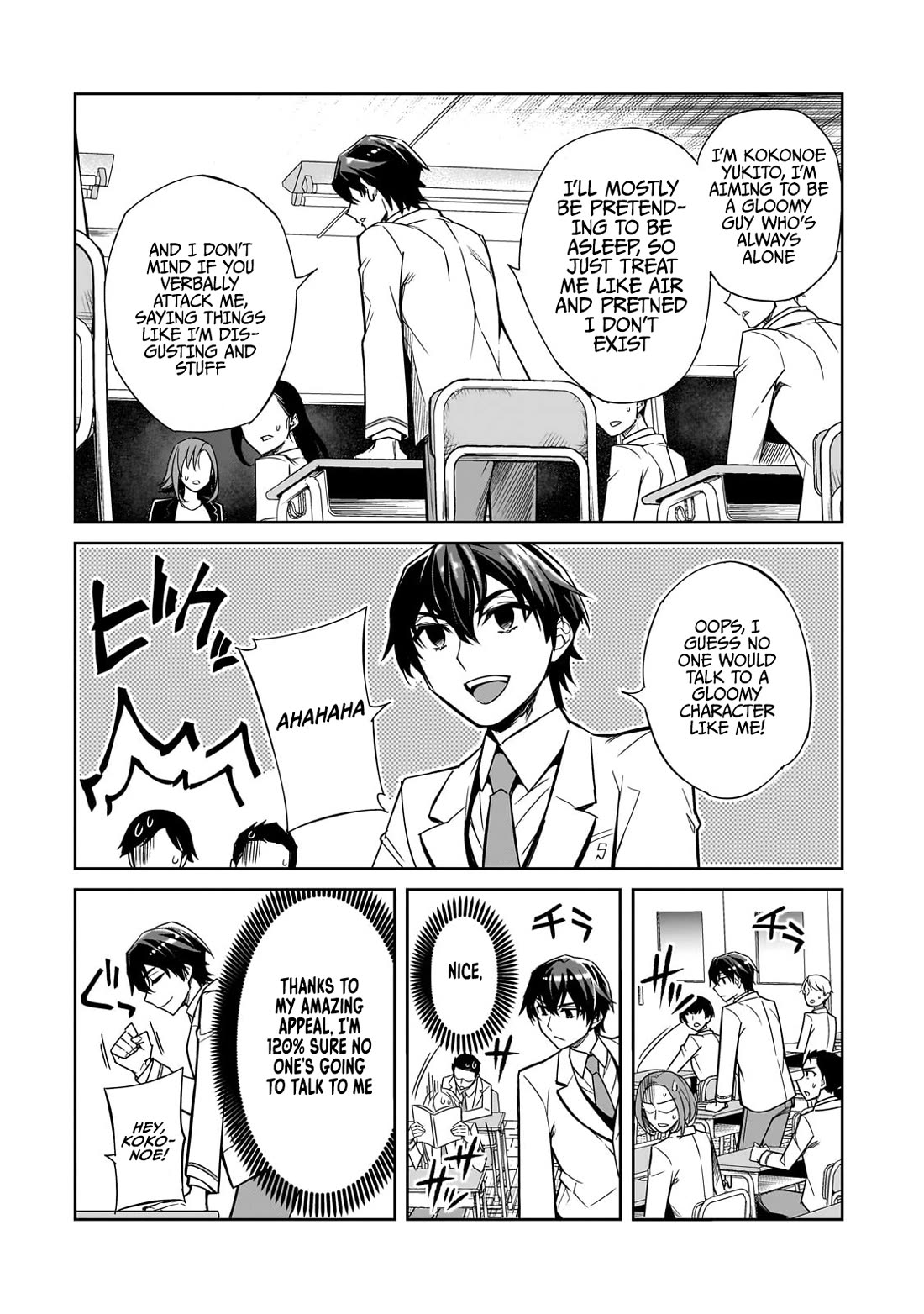The Girls Who Traumatized Me Keep Glancing at Me, but Alas, It’s Too Late Chapter 1 page 9 - Chapter 1: I'm Quitting School!