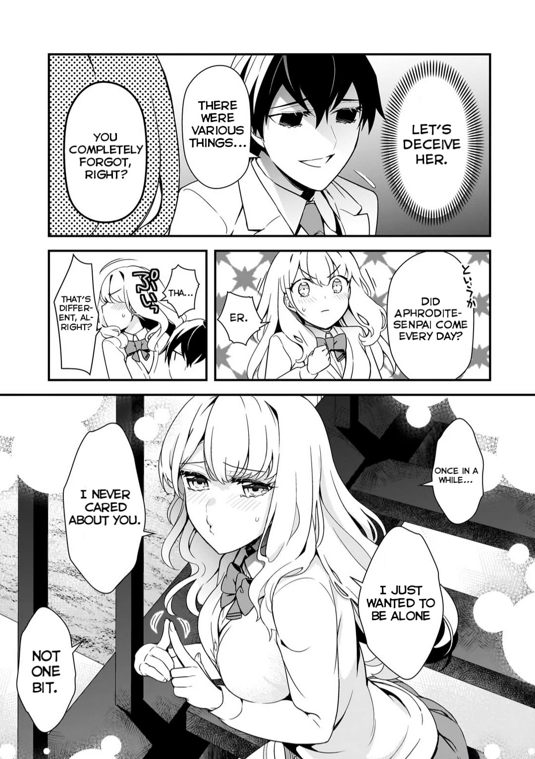 The Girls Who Traumatized Me Keep Glancing at Me, but Alas, It’s Too Late Chapter 12 page 13 - Chapter 12: Let's Deceive