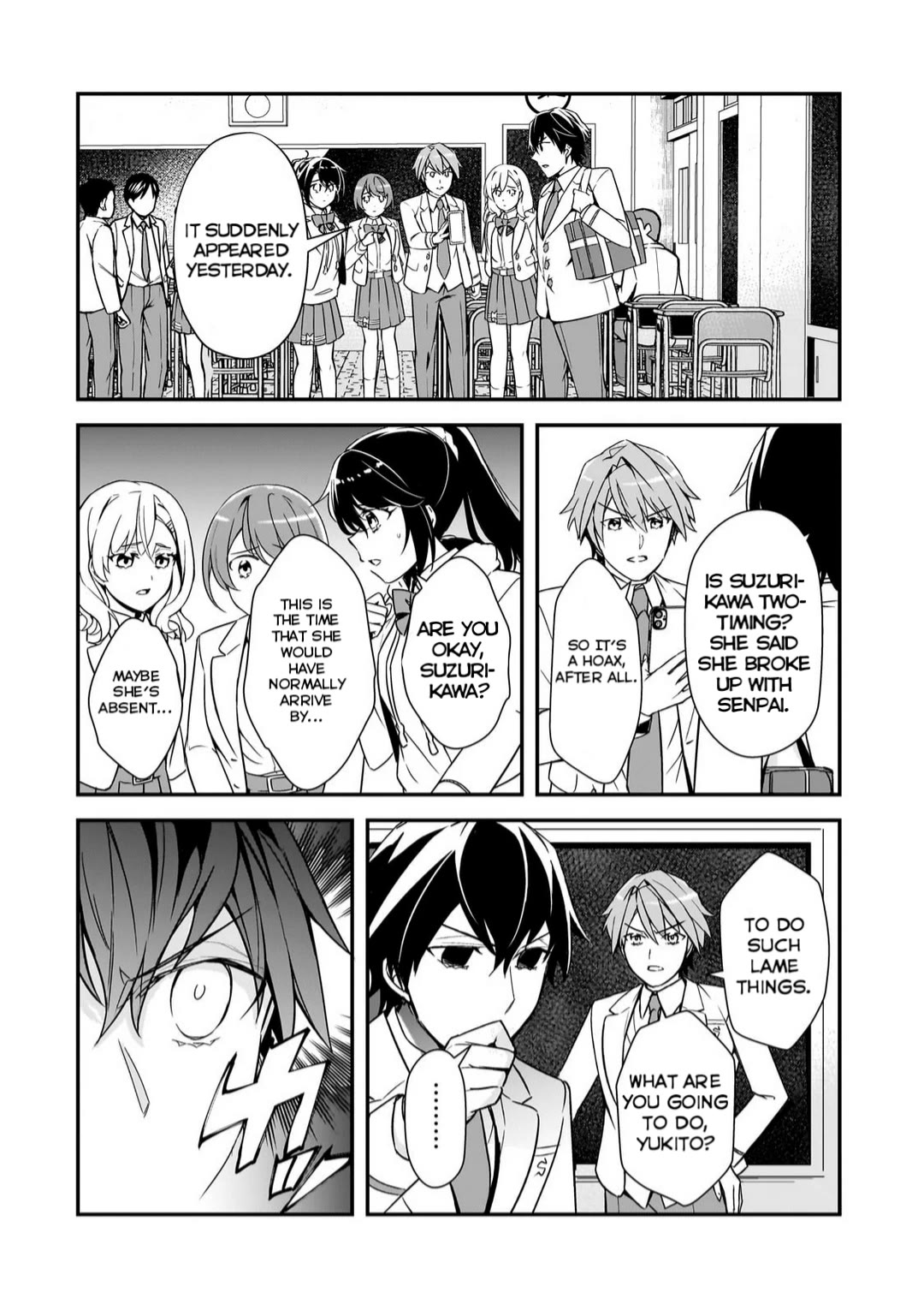The Girls Who Traumatized Me Keep Glancing at Me, but Alas, It’s Too Late Chapter 13 page 2 - Chapter 13: Childhood Friend