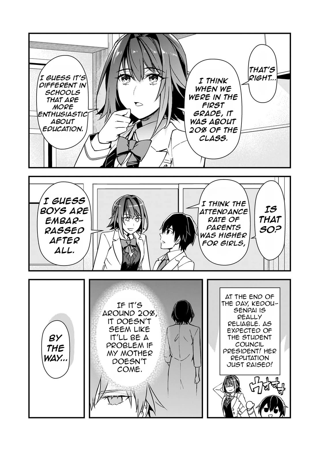 The Girls Who Traumatized Me Keep Glancing at Me, but Alas, It’s Too Late Chapter 18 page 20 - Chapter 18: Always By My Side