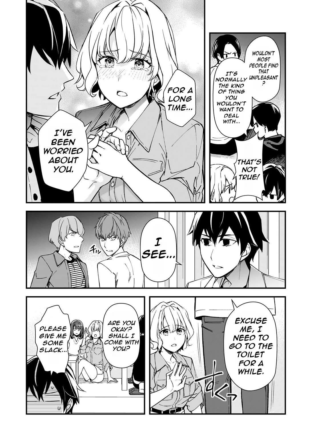 The Girls Who Traumatized Me Keep Glancing at Me, but Alas, It’s Too Late Chapter 19 page 12 - Chapter 19: Participating in a Mixer