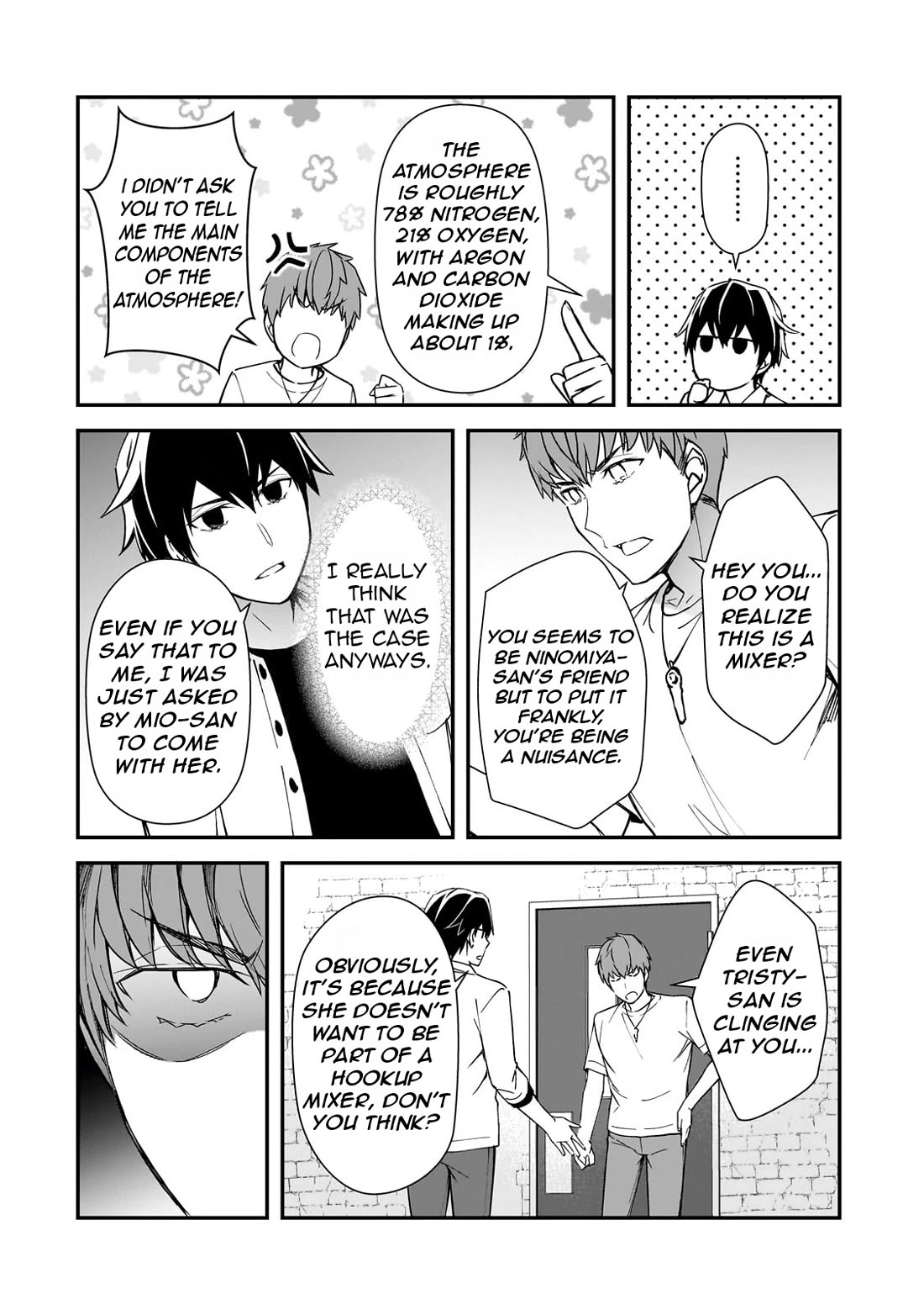 The Girls Who Traumatized Me Keep Glancing at Me, but Alas, It’s Too Late Chapter 19 page 14 - Chapter 19: Participating in a Mixer