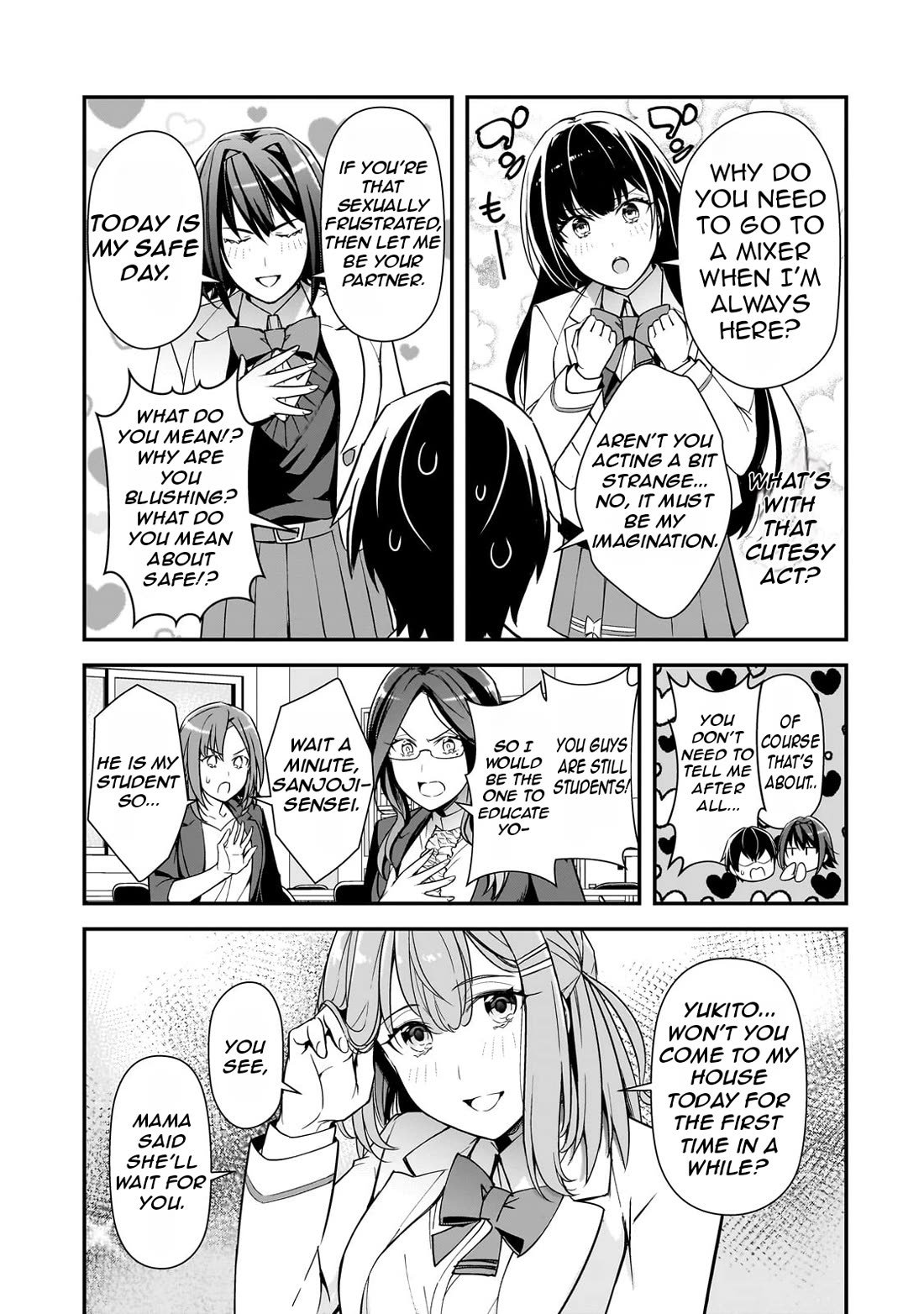 The Girls Who Traumatized Me Keep Glancing at Me, but Alas, It’s Too Late Chapter 19 page 27 - Chapter 19: Participating in a Mixer