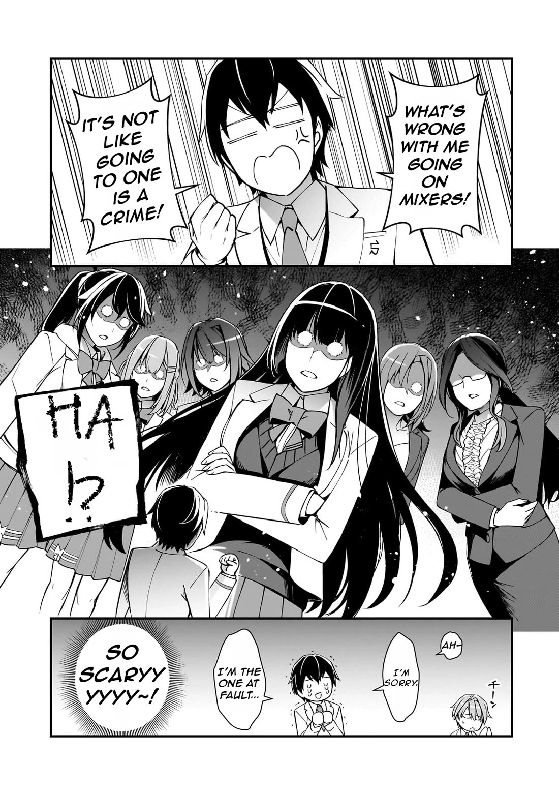 The Girls Who Traumatized Me Keep Glancing at Me, but Alas, It’s Too Late Chapter 19 page 29 - Chapter 19: Participating in a Mixer