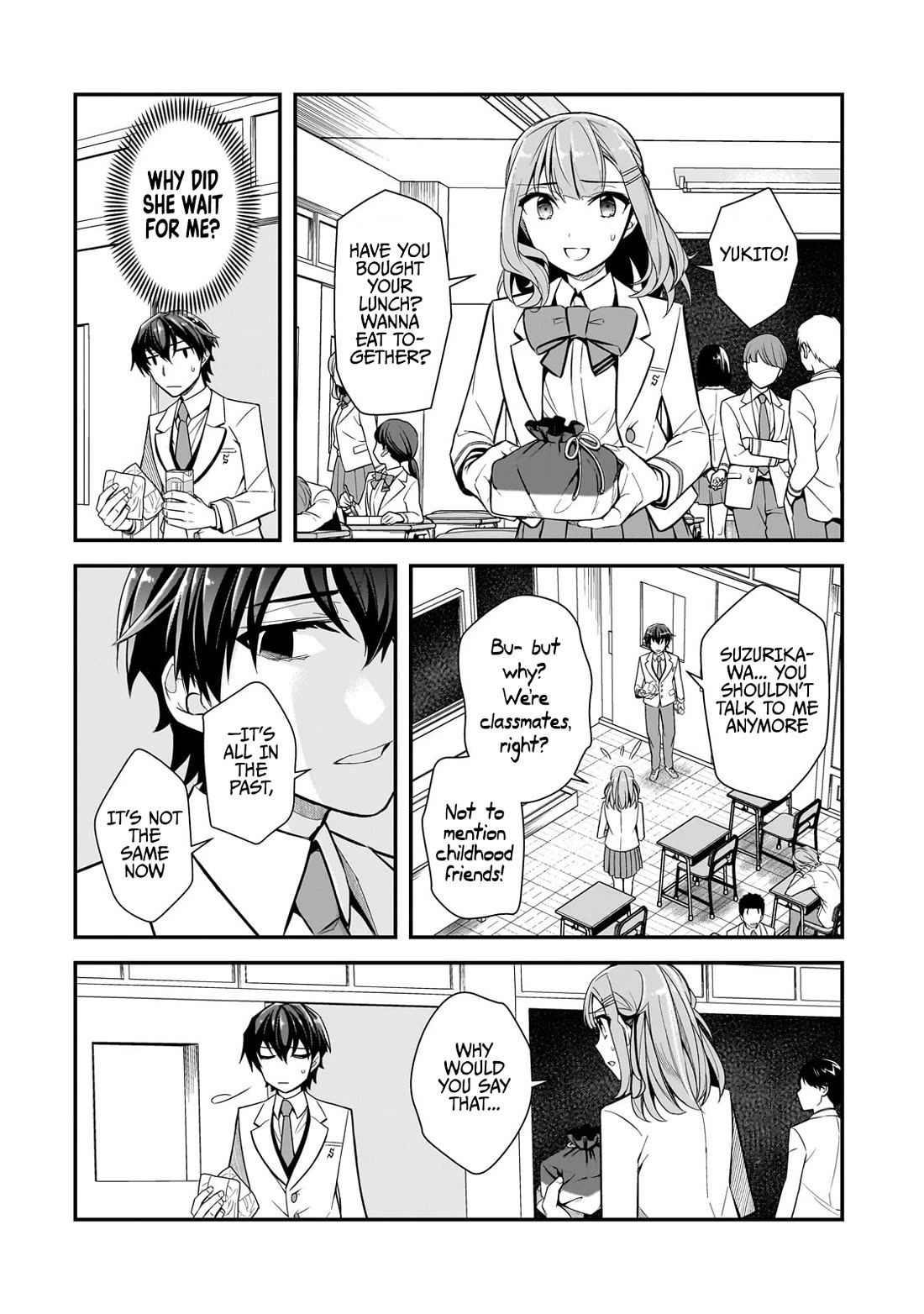 The Girls Who Traumatized Me Keep Glancing at Me, but Alas, It’s Too Late Chapter 2 page 14 - Chapter 2: Bad Luck With Women
