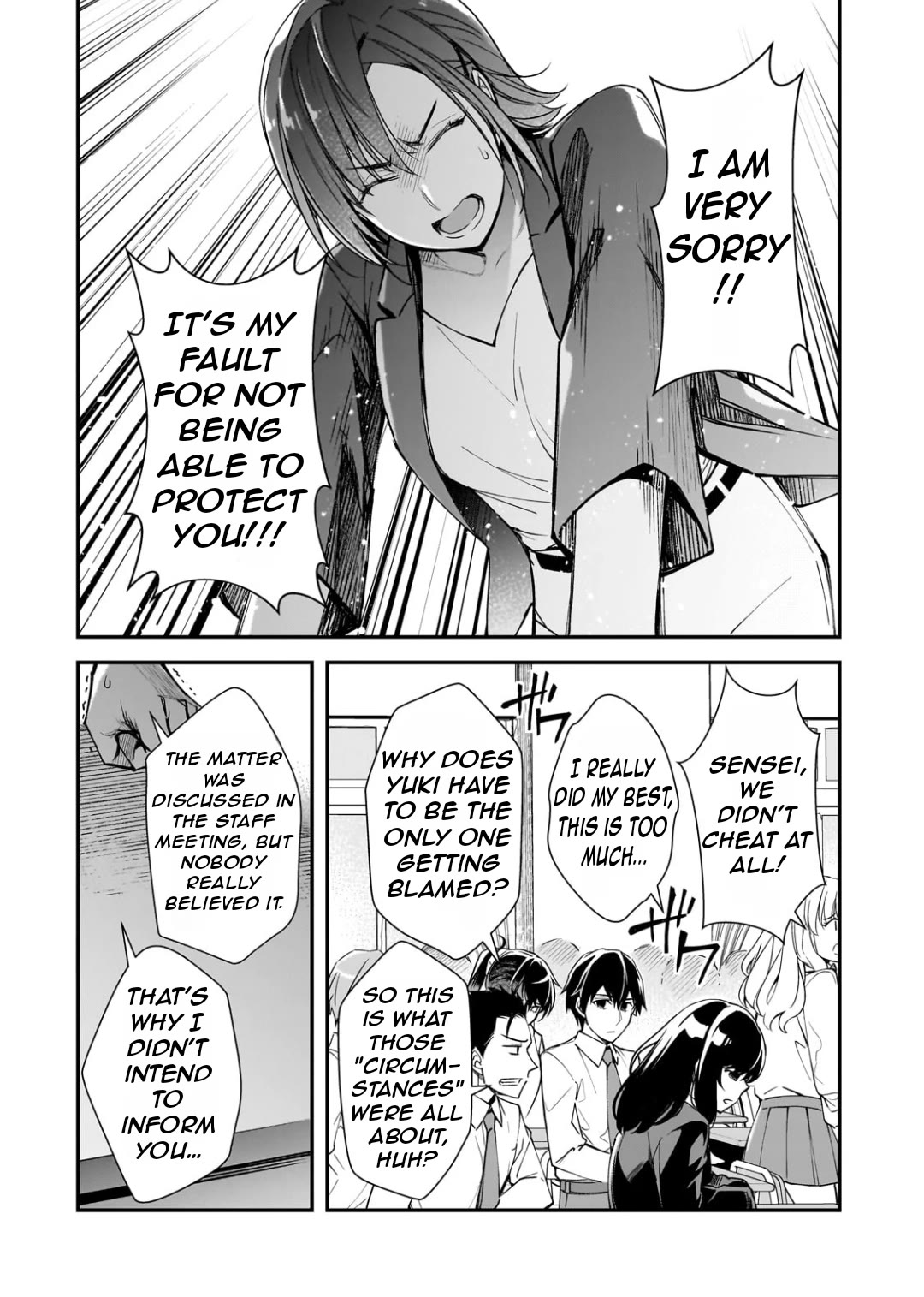 The Girls Who Traumatized Me Keep Glancing at Me, but Alas, It’s Too Late Chapter 22 page 23 - Chapter 22