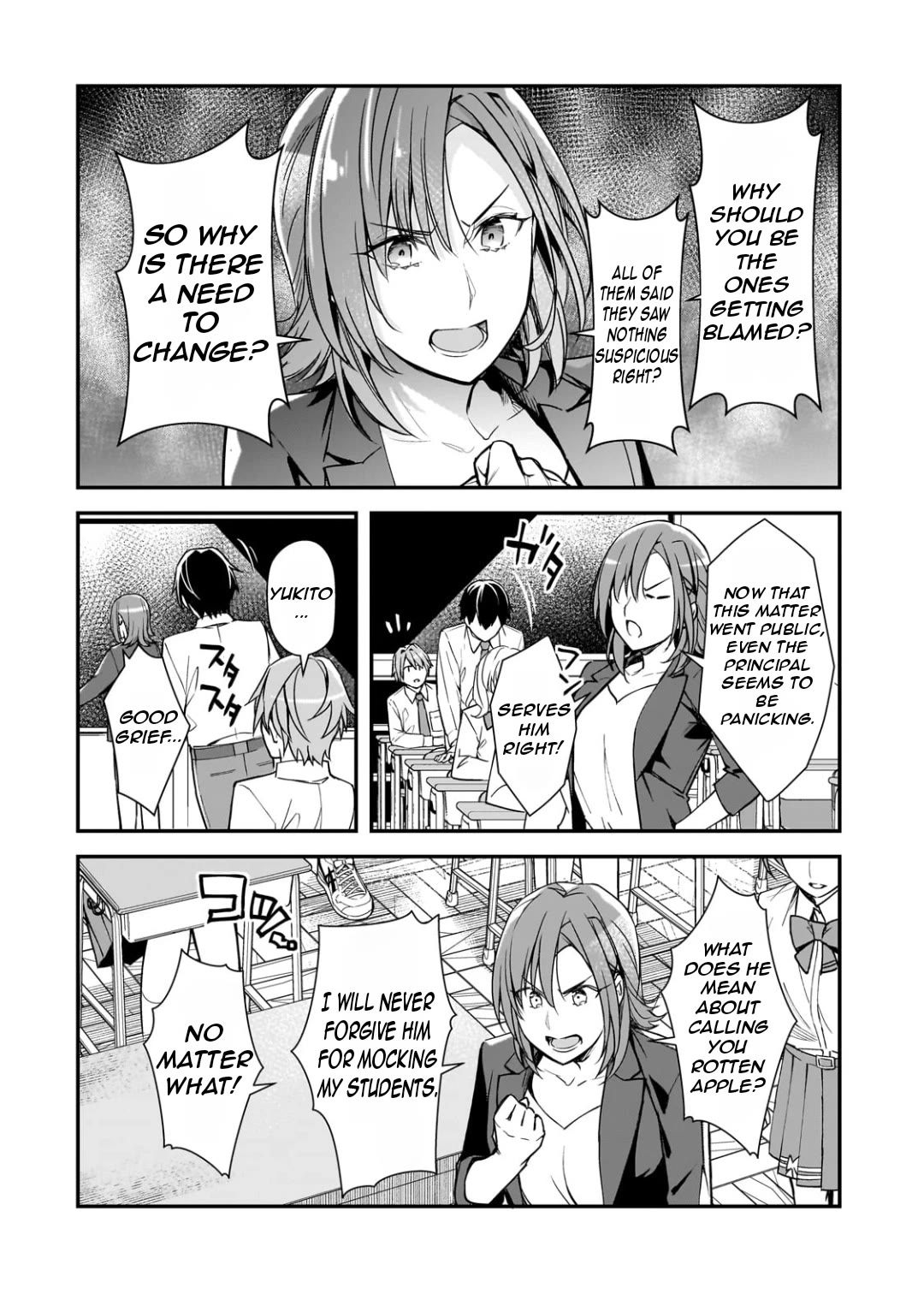 The Girls Who Traumatized Me Keep Glancing at Me, but Alas, It’s Too Late Chapter 22 page 25 - Chapter 22