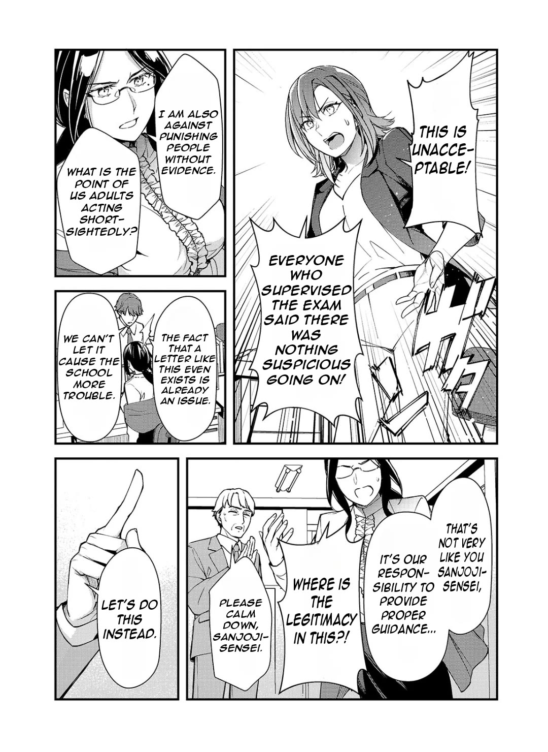 The Girls Who Traumatized Me Keep Glancing at Me, but Alas, It’s Too Late Chapter 22 page 5 - Chapter 22