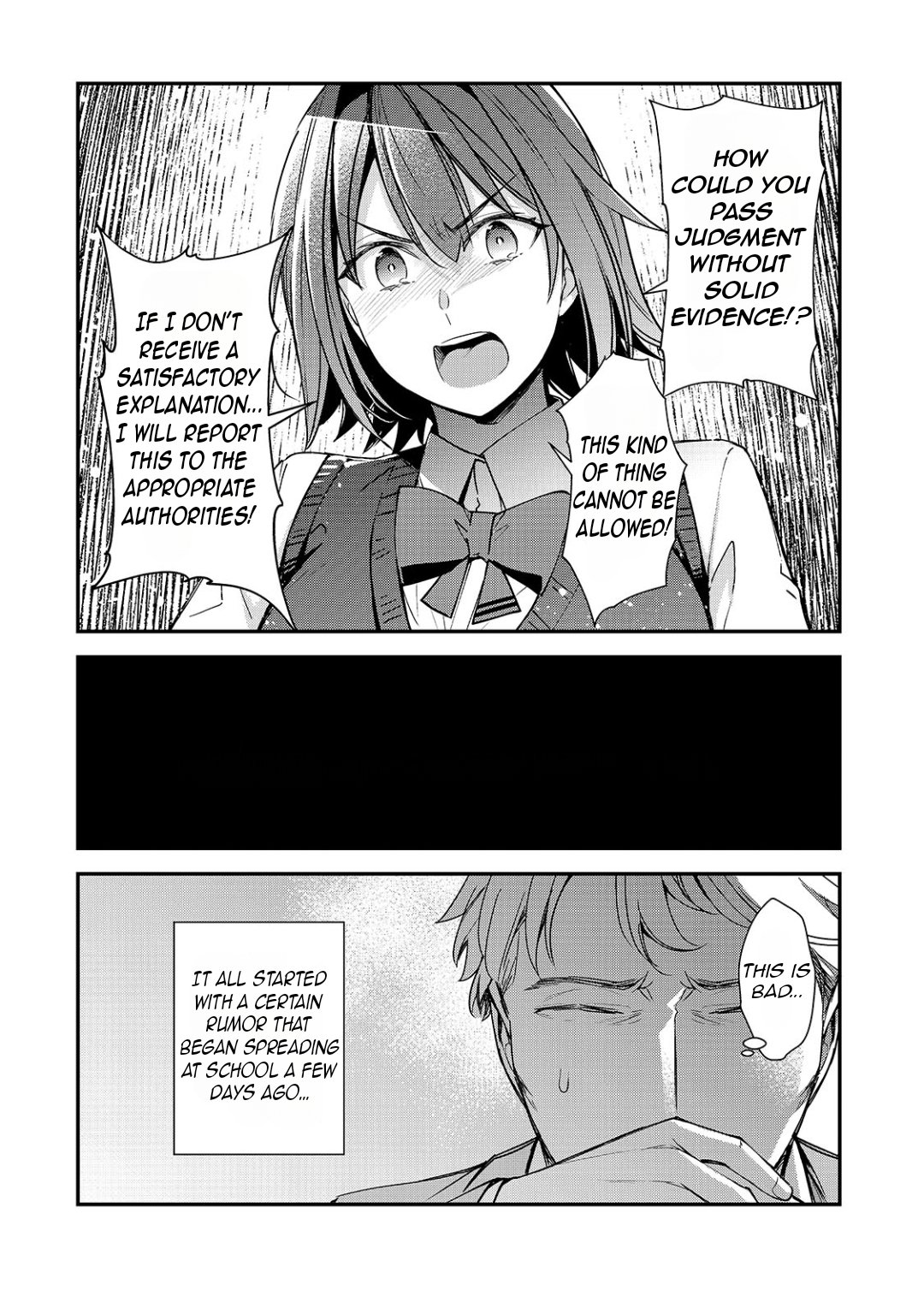 The Girls Who Traumatized Me Keep Glancing at Me, but Alas, It’s Too Late Chapter 24 page 3 - Chapter 24