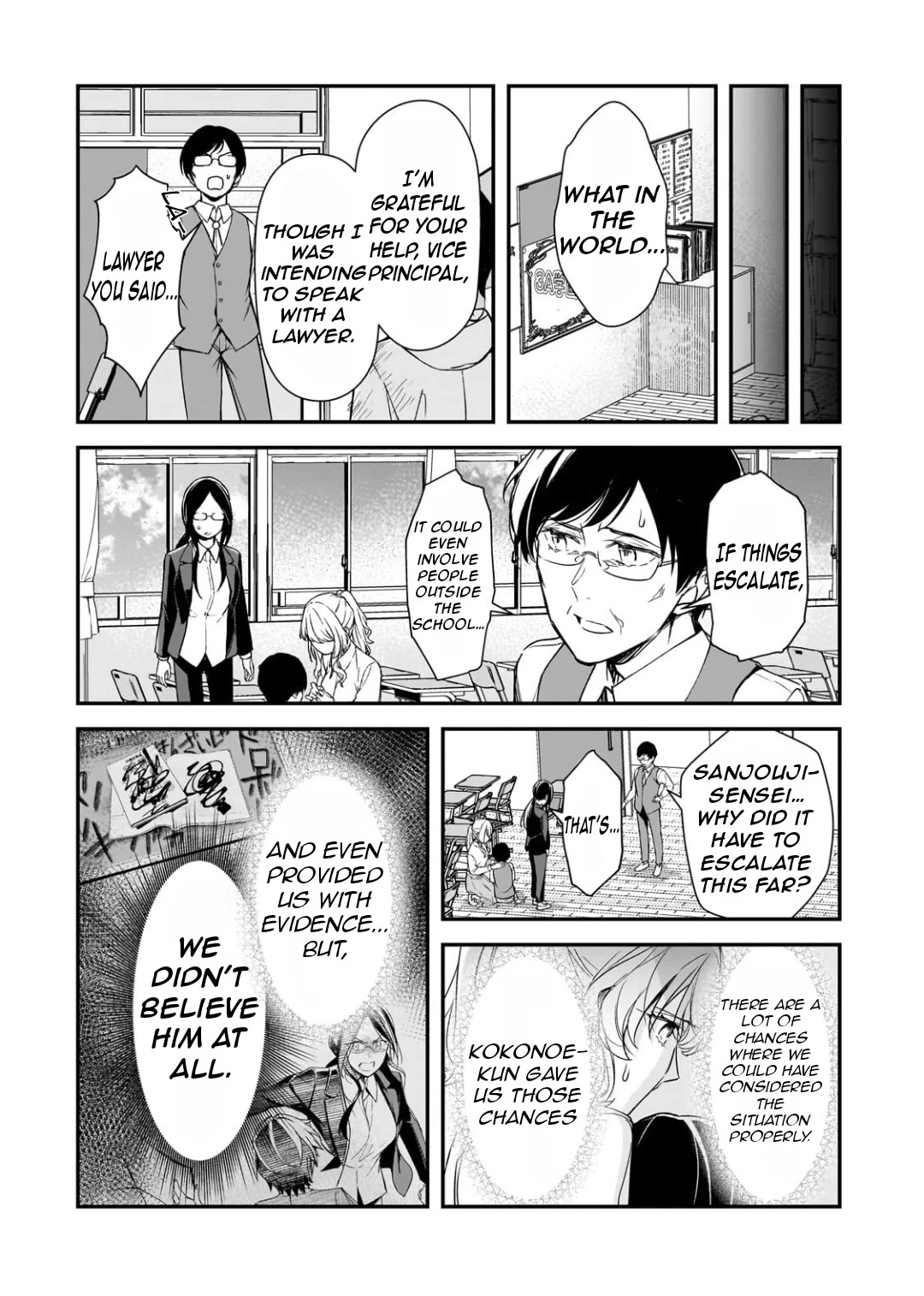 The Girls Who Traumatized Me Keep Glancing at Me, but Alas, It’s Too Late Chapter 26 page 21 - Chapter 26