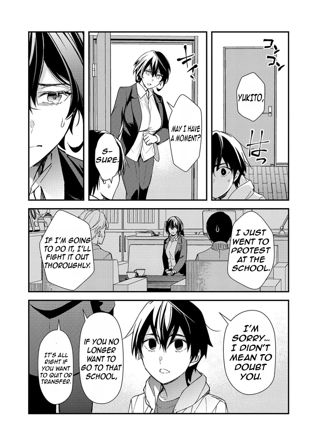 The Girls Who Traumatized Me Keep Glancing at Me, but Alas, It’s Too Late Chapter 27 page 6 - Chapter 27
