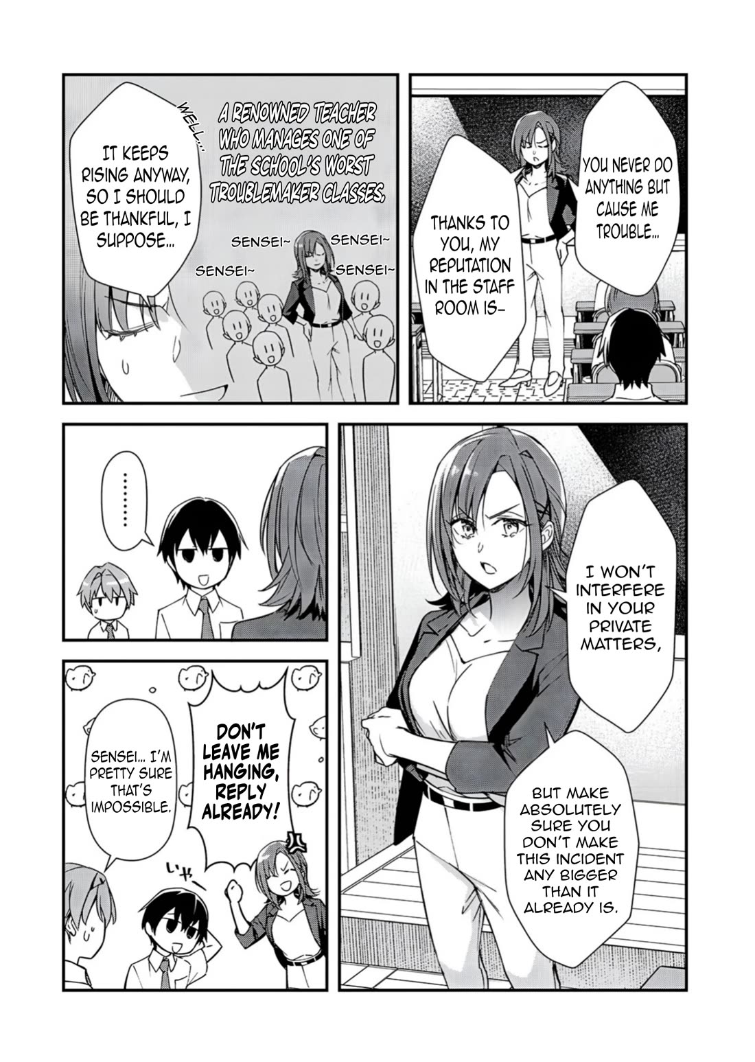 The Girls Who Traumatized Me Keep Glancing at Me, but Alas, It’s Too Late Chapter 32 page 11 - Chapter 32