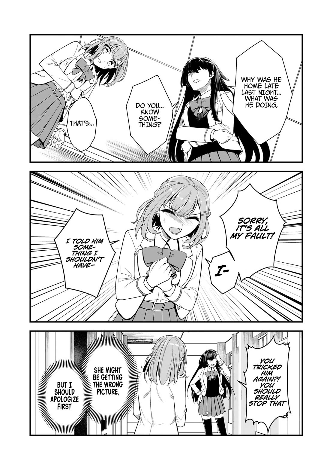 The Girls Who Traumatized Me Keep Glancing at Me, but Alas, It’s Too Late Chapter 4 page 18 - Chapter 4: Their Relationship