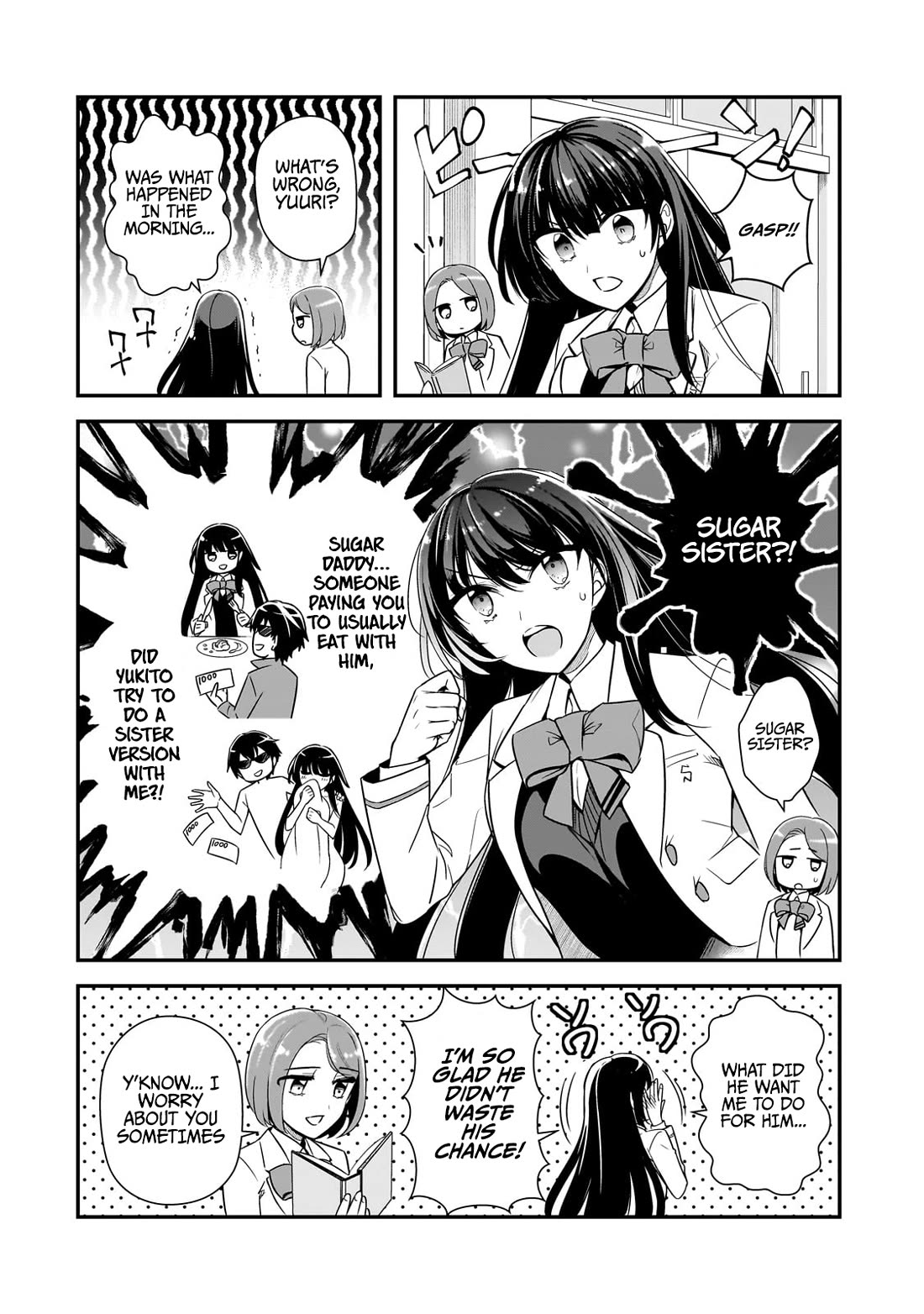 The Girls Who Traumatized Me Keep Glancing at Me, but Alas, It’s Too Late Chapter 5 page 6 - Chapter 5: Sugar Sister